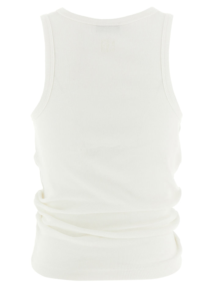 02 Top White Cotton Tops