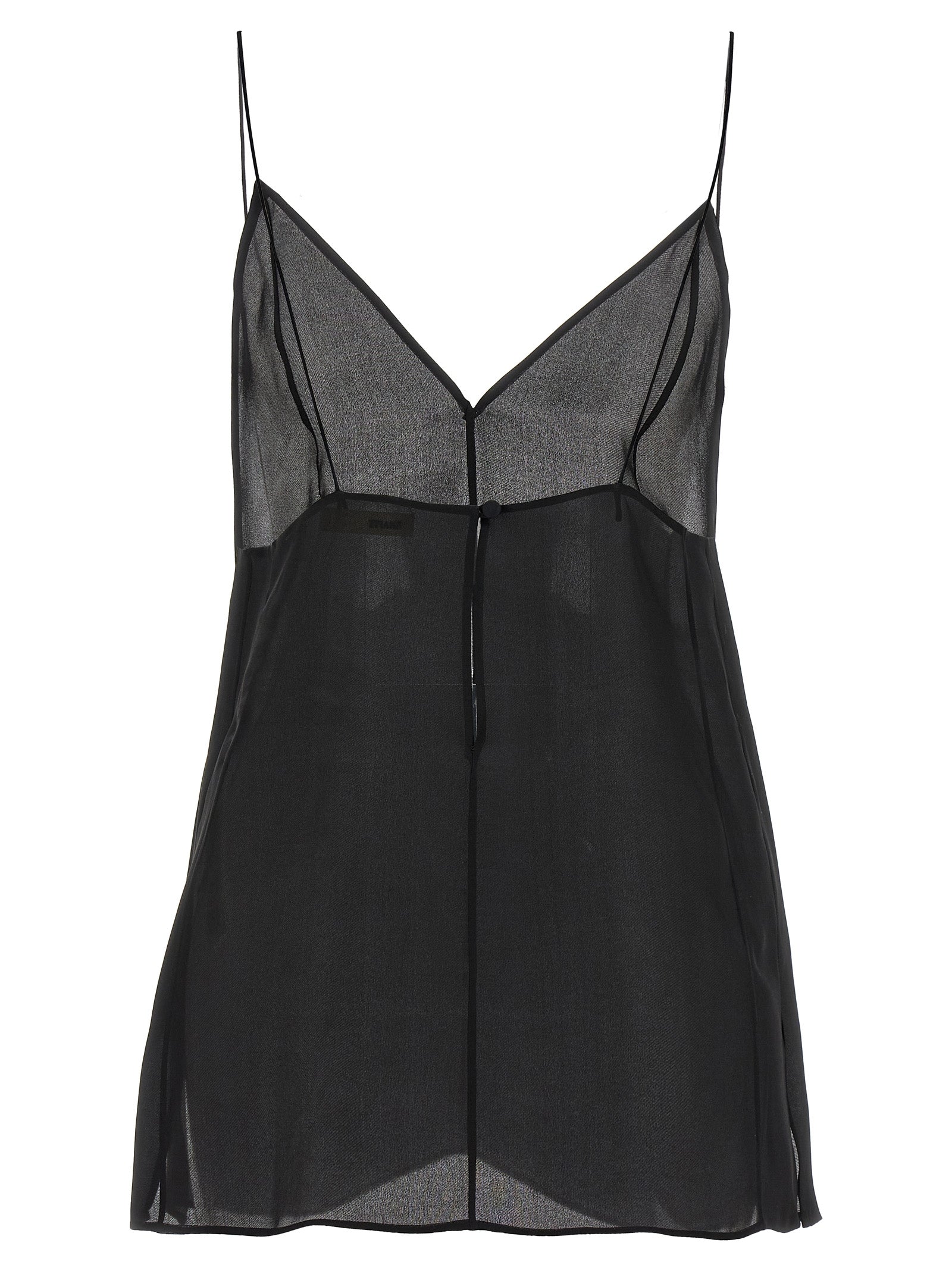 Talsie top Black Silk Tops