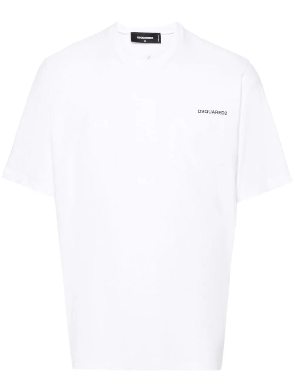 Dsquared2 Cotton 100% t-shirt in white