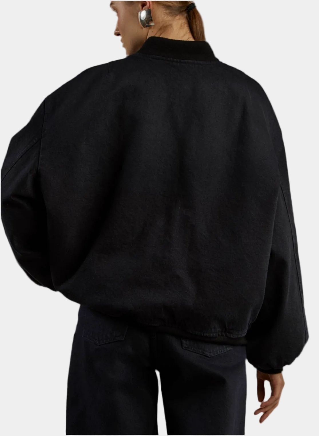 Bomber Jeans Blu/nero