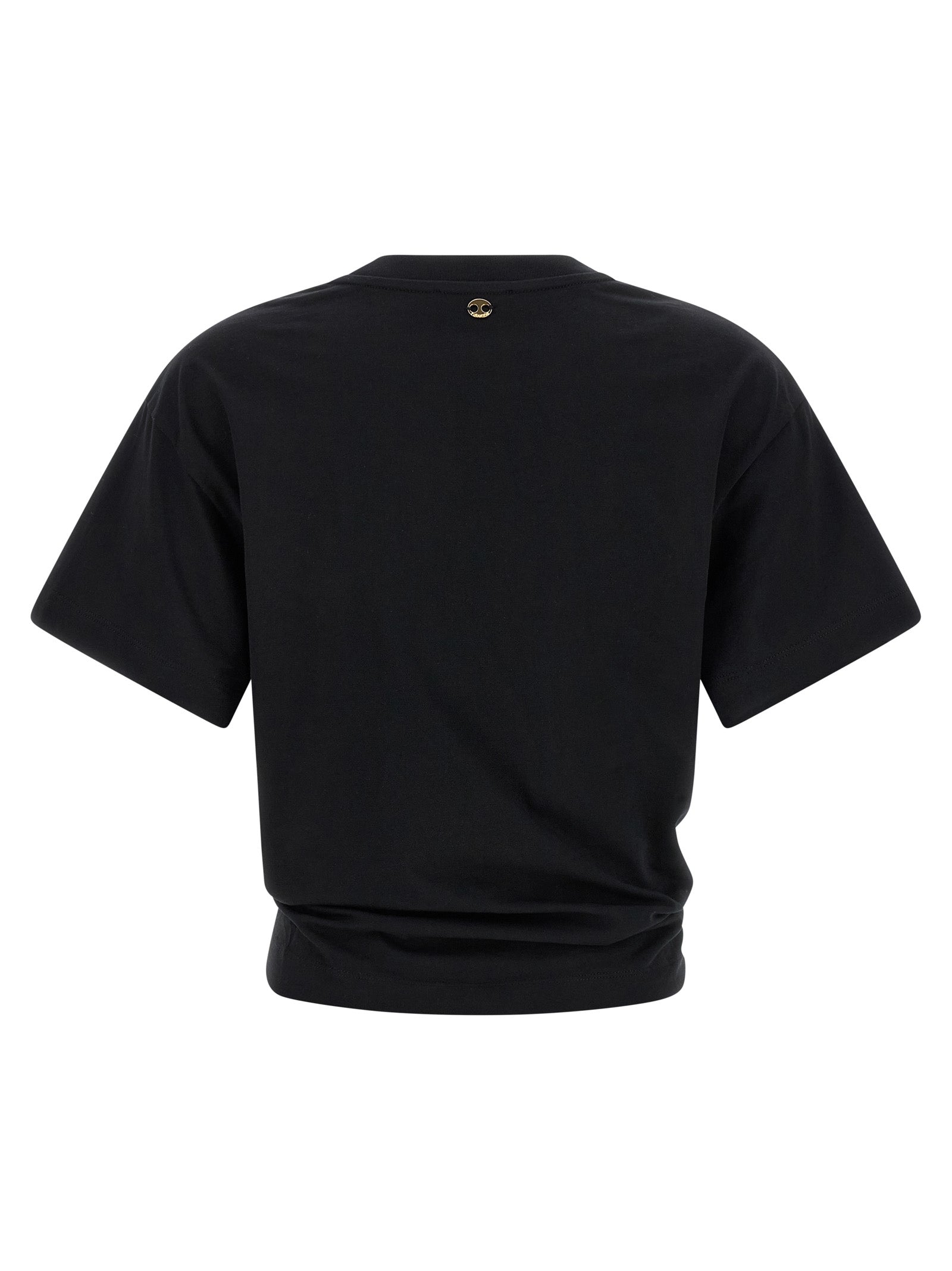 Piercing T-shirt Black Cotton