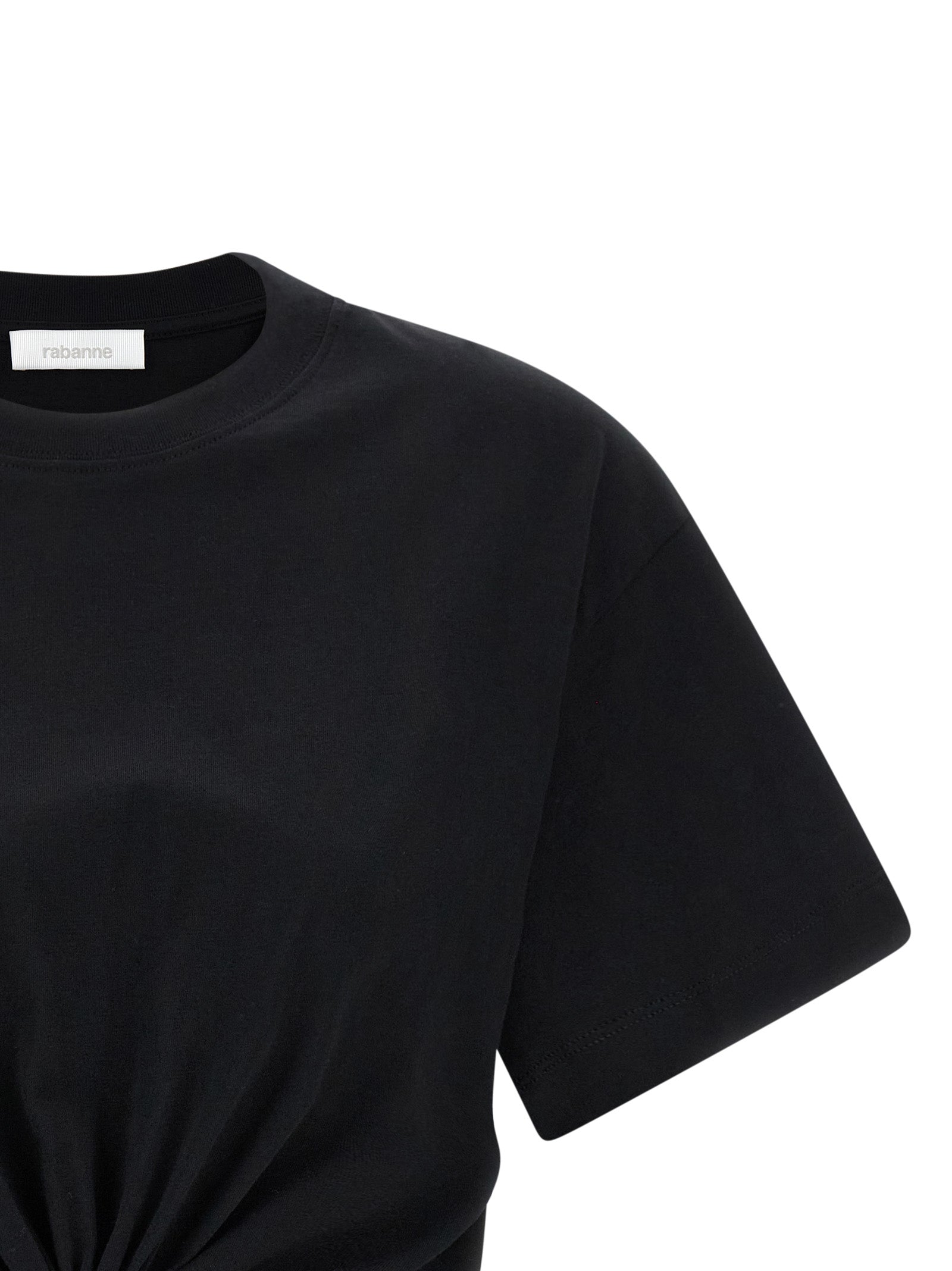 Piercing T-shirt Black Cotton