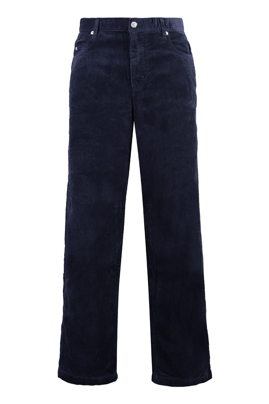 Jorje Corduroy Trousers Blue Cotton