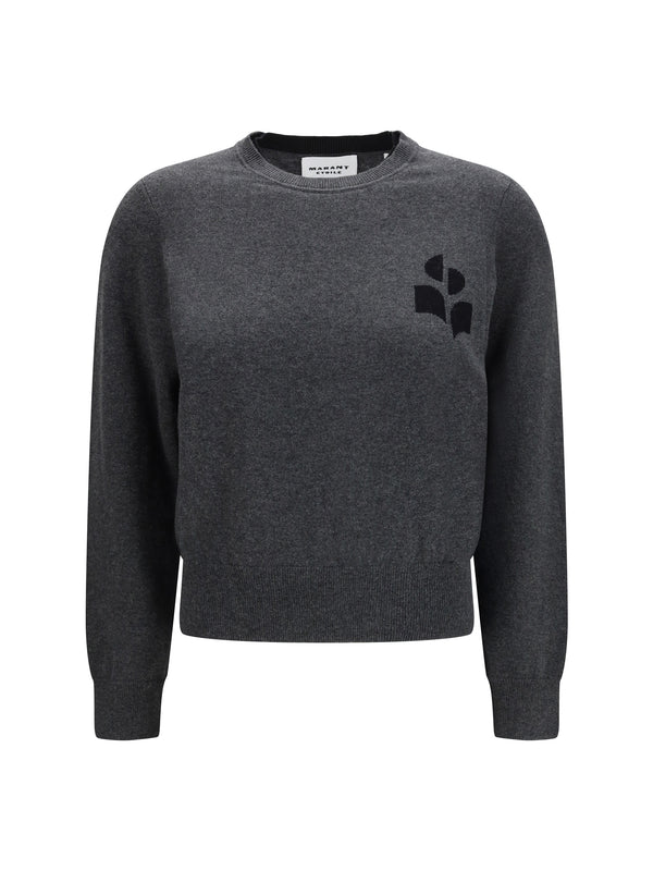 Marant Etoile 30% Wool Ovis Aries; 70% Cotton sweater in gray