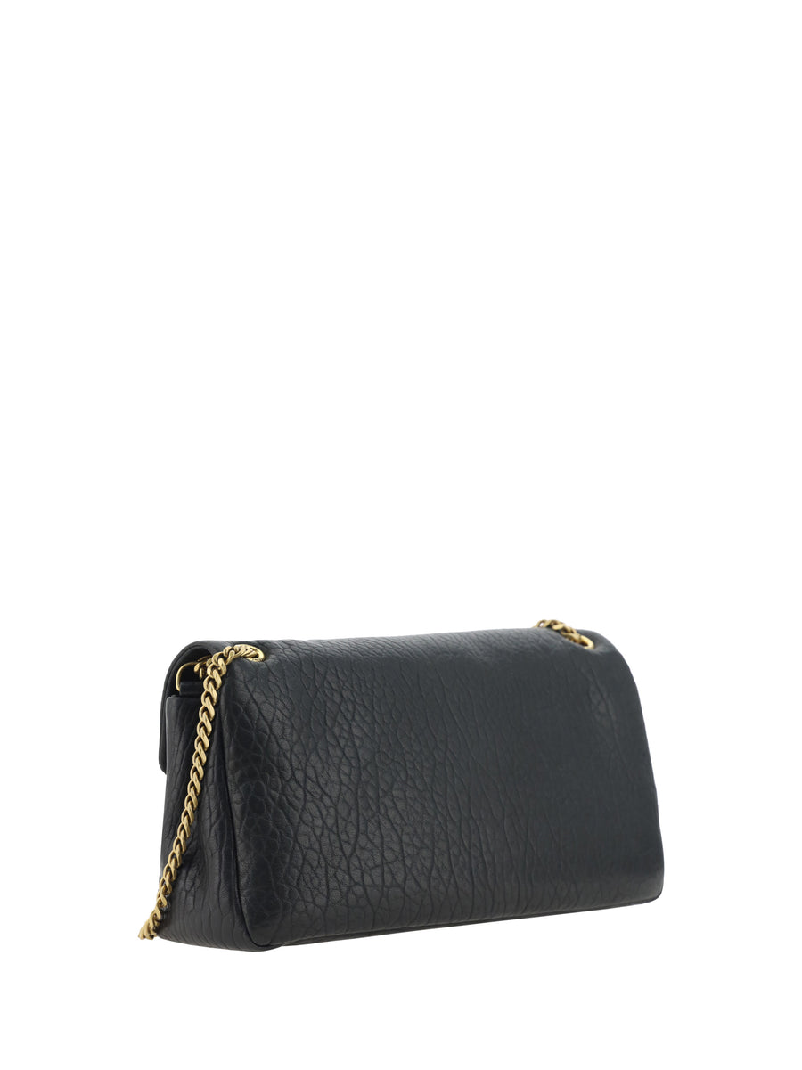 Calypso Lambskin Shoulder Bag Black Lamb Ovis Aries