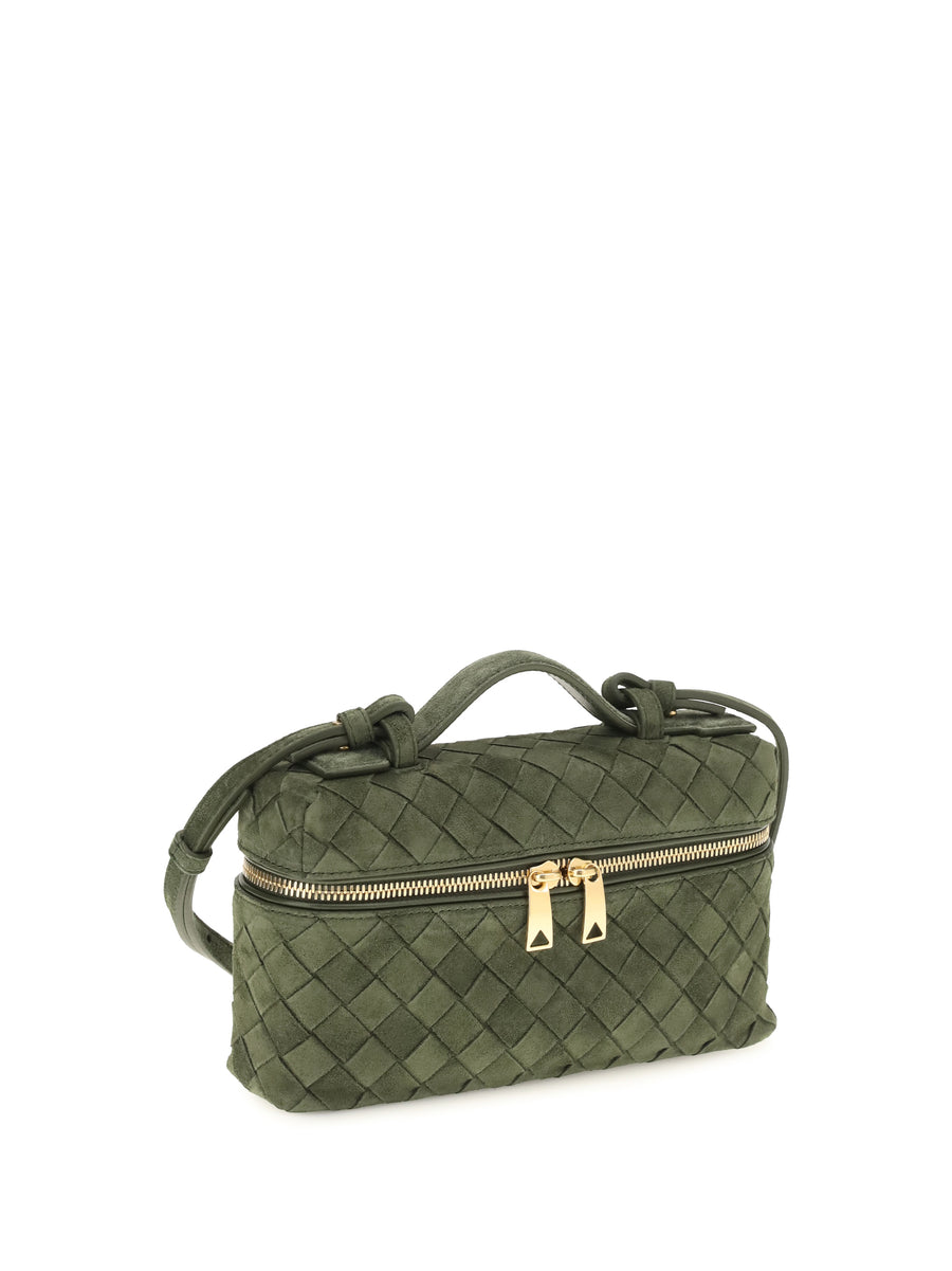 Shoulder Bag Bang Green Tweed-Gold Tweed/gold Calf Leather