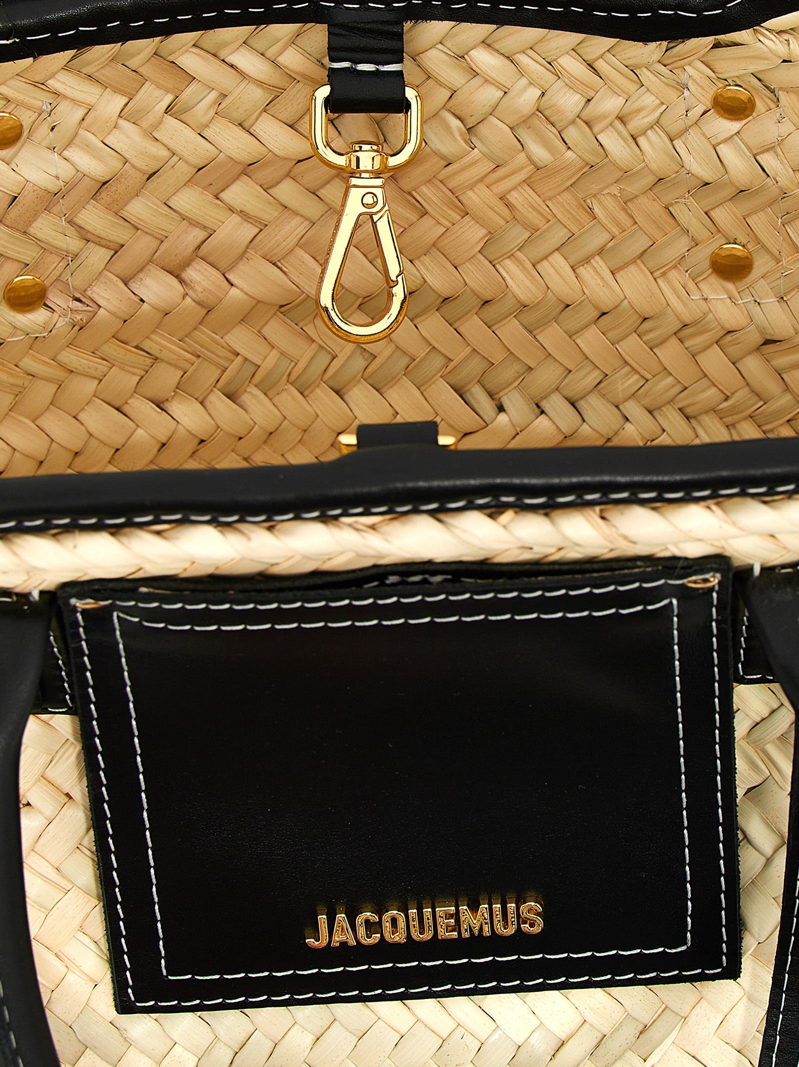Le Petit Panier Soli Shopping Bag Black Cow Leather (bos Taurus) Tote