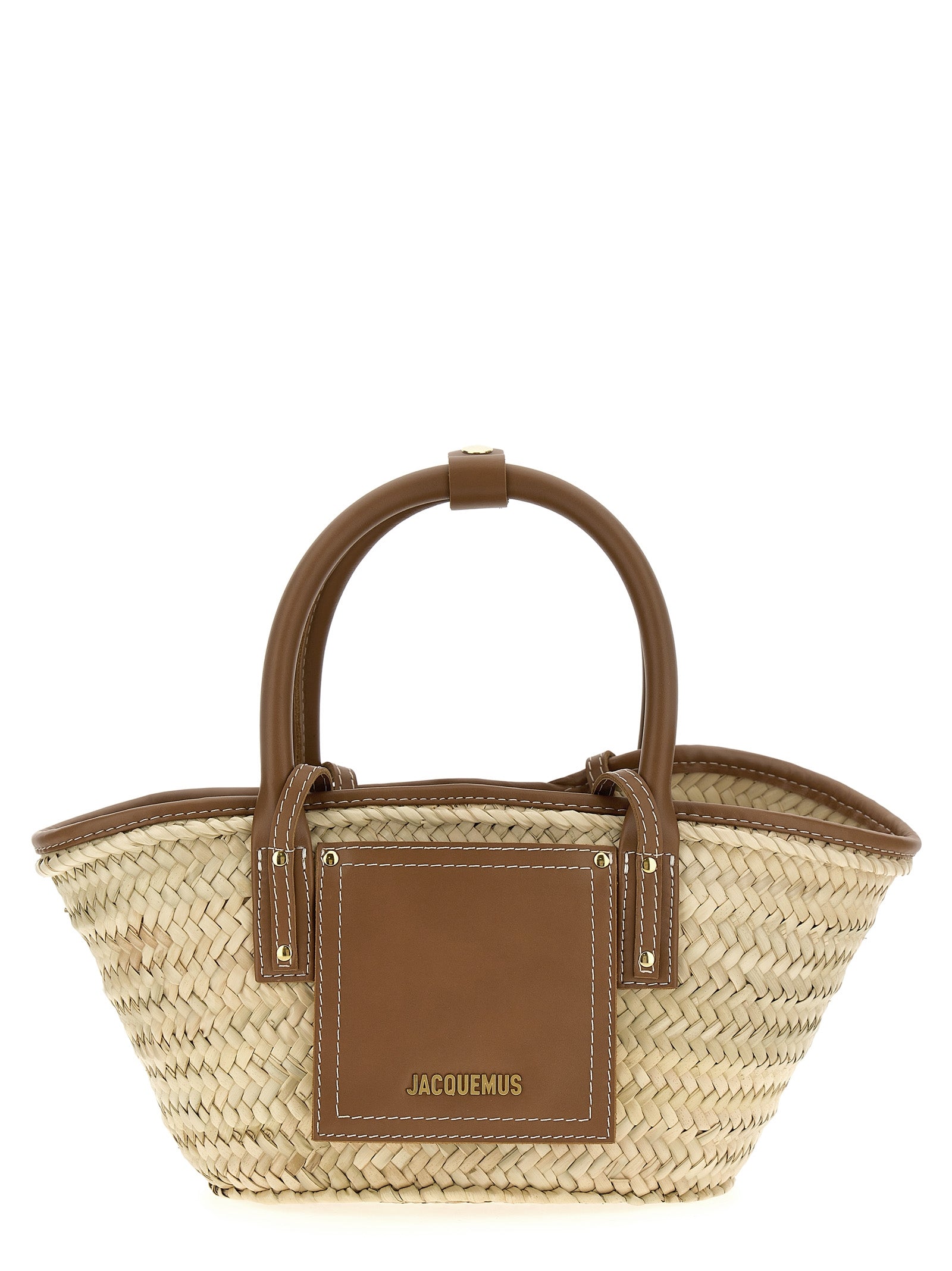 Le Petit Panier Soli Shopping Bag Brown Cow Leather (bos Taurus) Tote