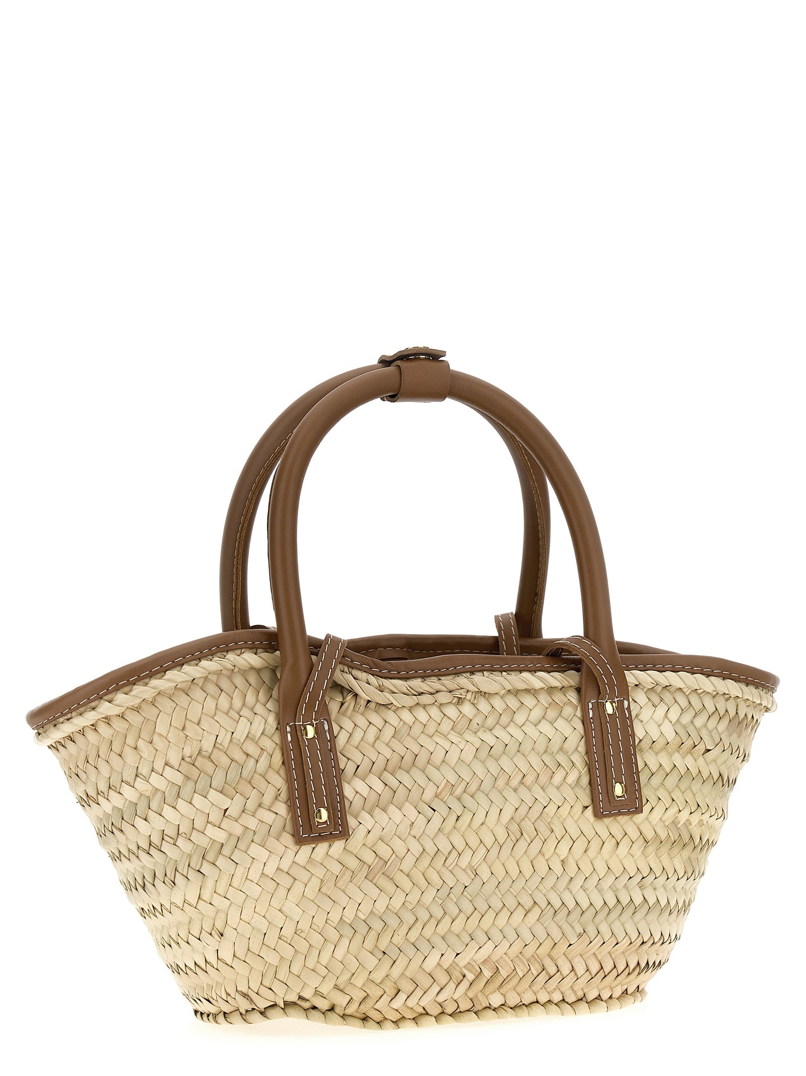 Le Petit Panier Soli Shopping Bag Brown Cow Leather (bos Taurus) Tote