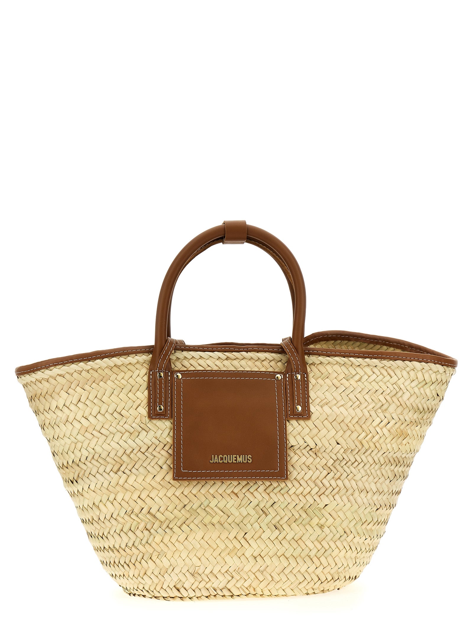 Le Panier Soli Shopping Bag Brown Cow Leather (bos Taurus) Tote