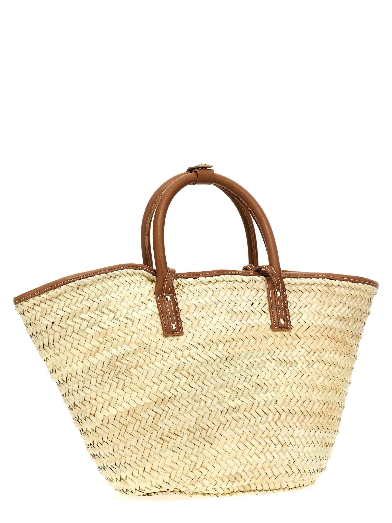 Le Panier Soli Shopping Bag Brown Cow Leather (bos Taurus) Tote