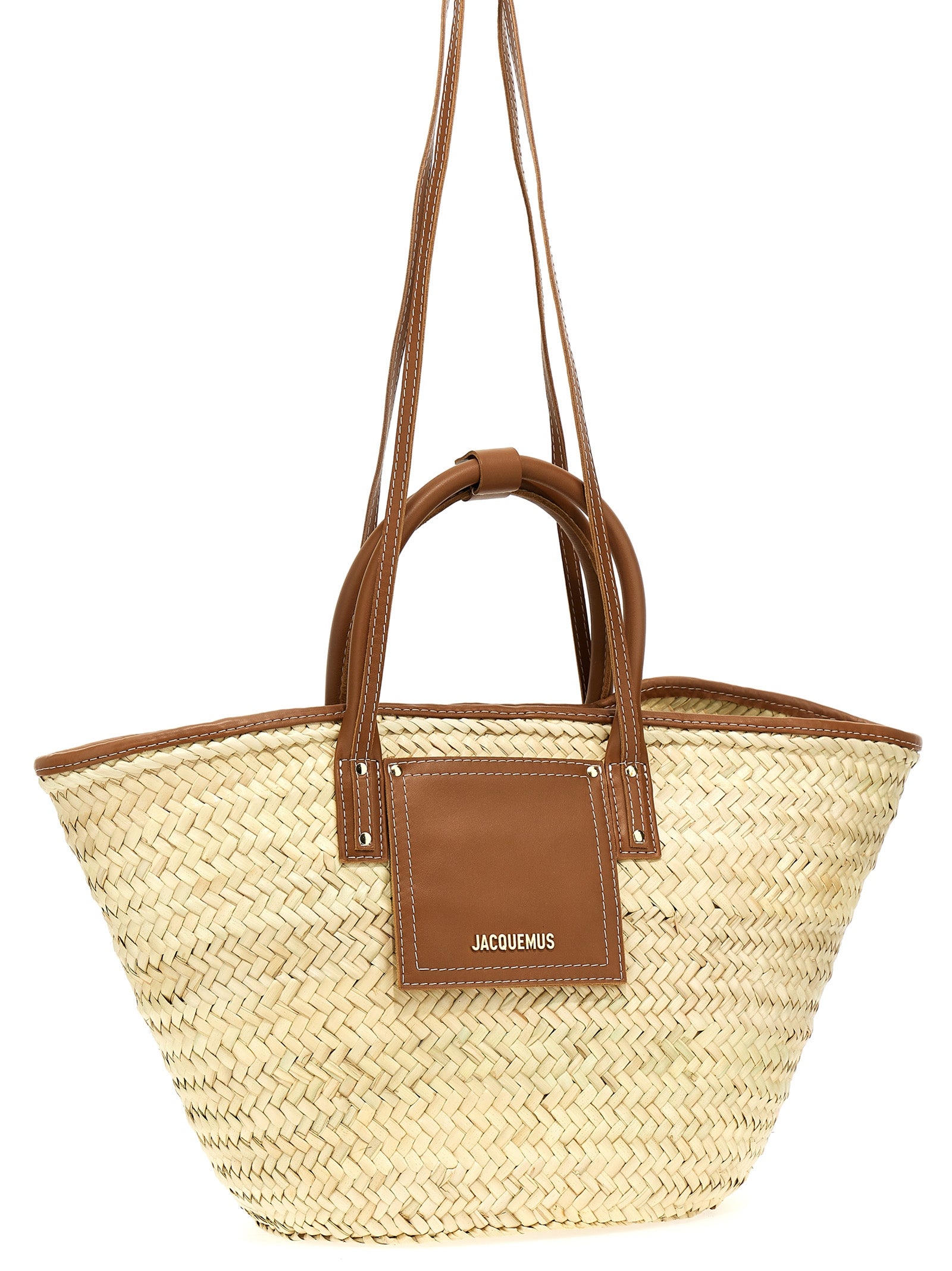 Le Panier Soli Shopping Bag Brown Cow Leather (bos Taurus) Tote