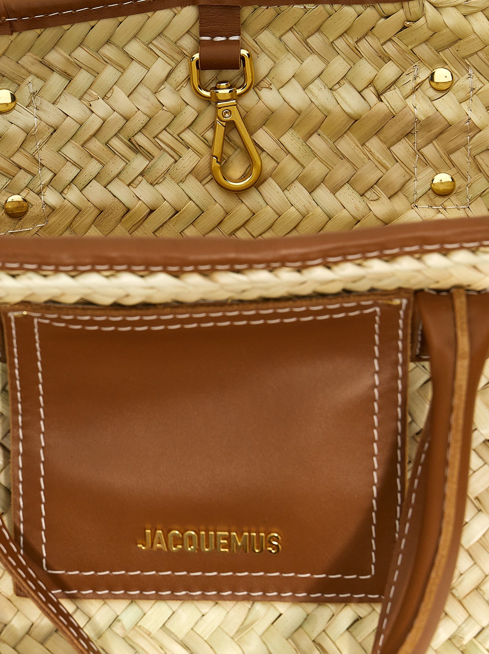 Le Panier Soli Shopping Bag Brown Cow Leather (bos Taurus) Tote