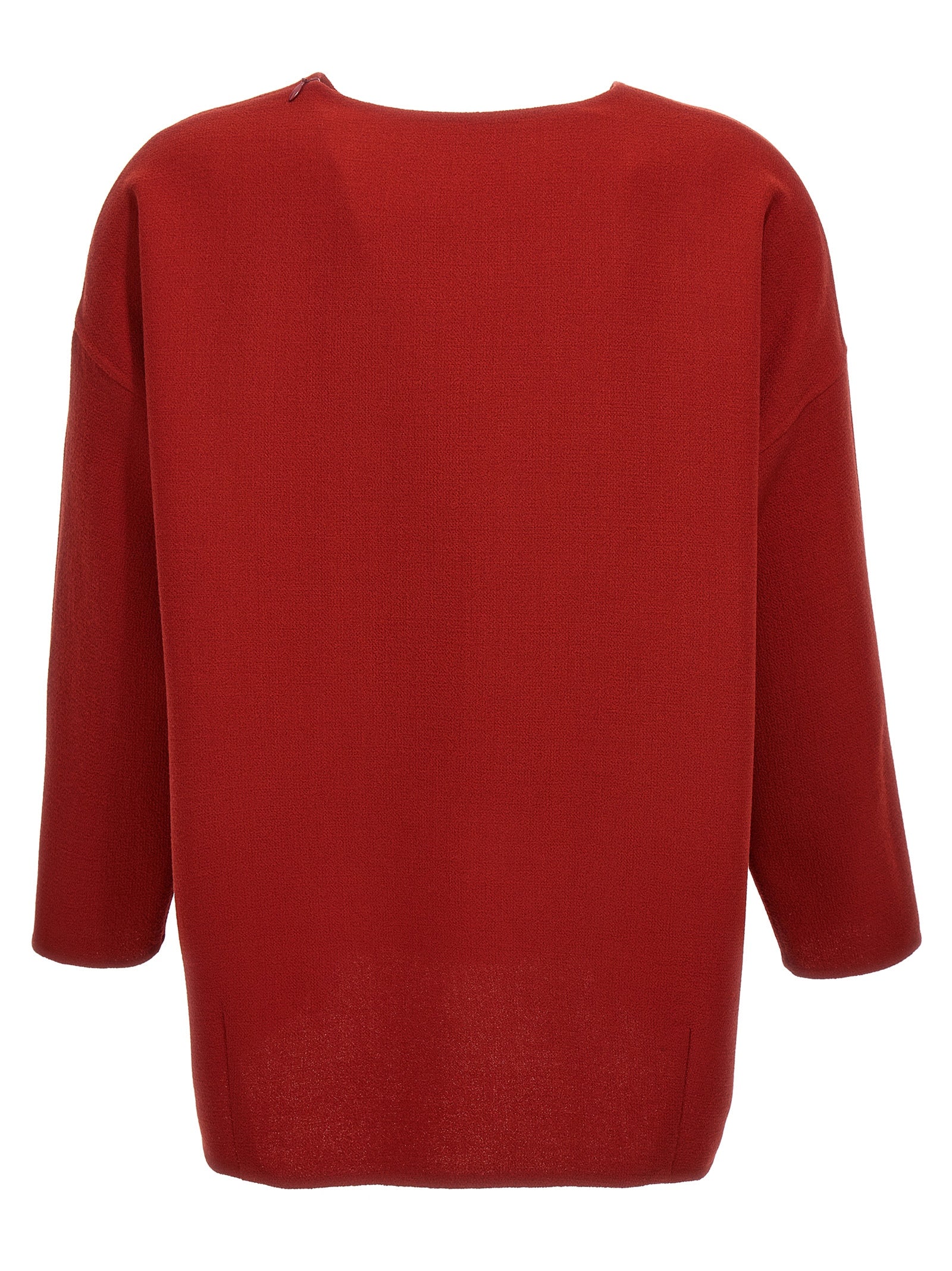 Bettina top Red Virgin Wool Tops