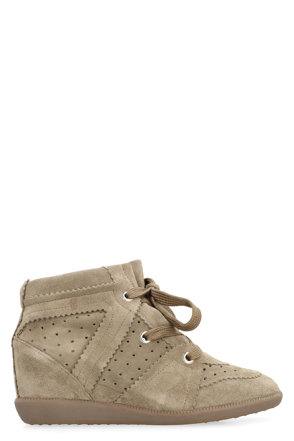 Wedge Sneakers Bobby Turtledove Calf Leather Trainers