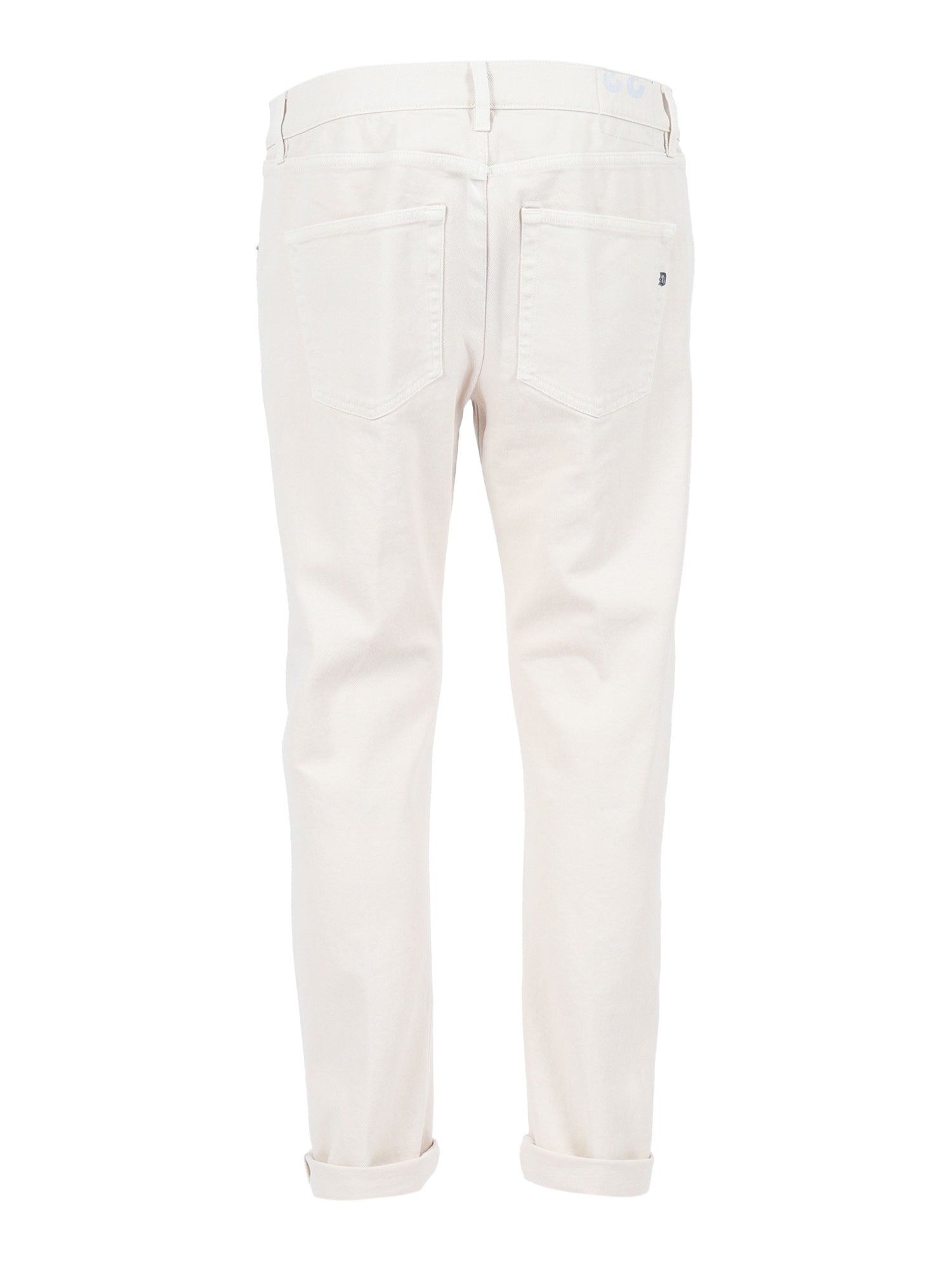 Icon Pants White Cotton Elastane Jean