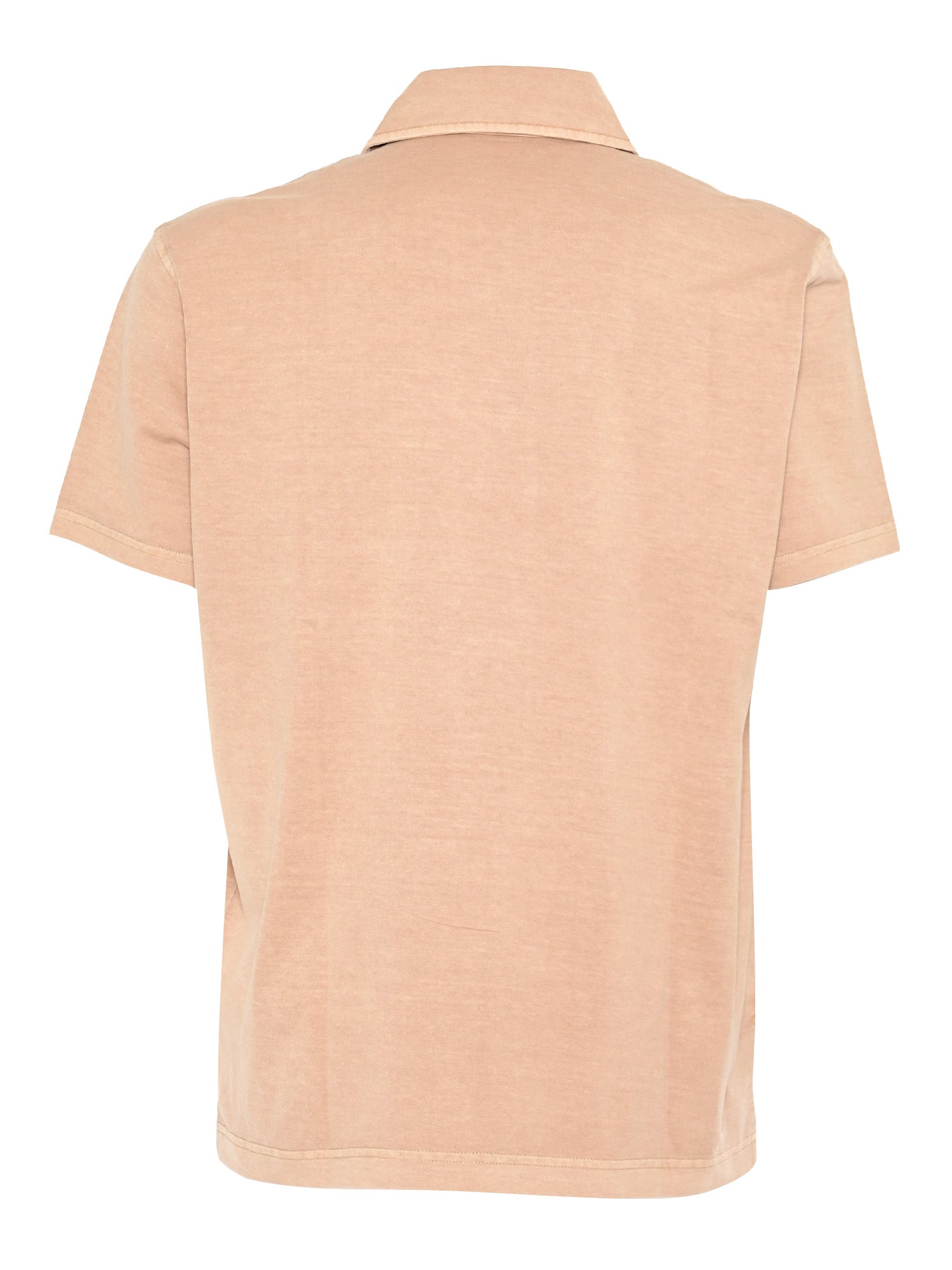 POLO FAY JERSEY FROSTED EMBROIDERY Beige Cotton Shirt