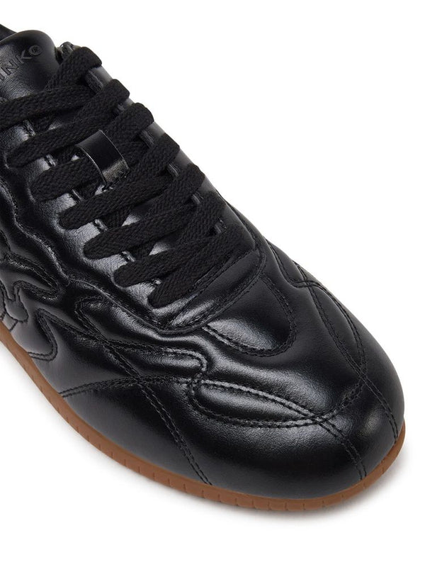 Pinko Upper: 100% Bos Taurus (Cow); Sole: 100% Rubber sneaker in black
