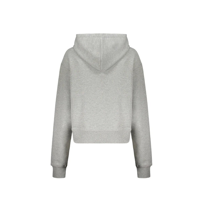 Logo Hoodie Gray Cotton