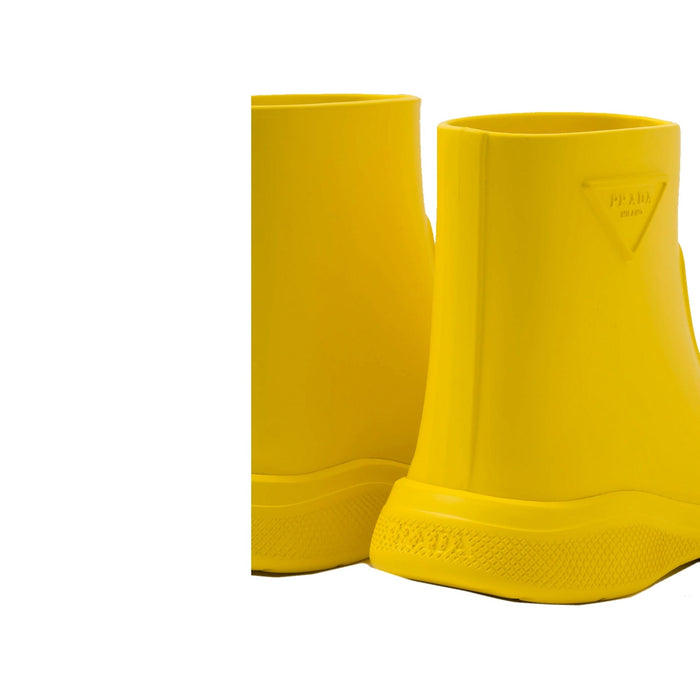 Logo Rubber Boots Yellow