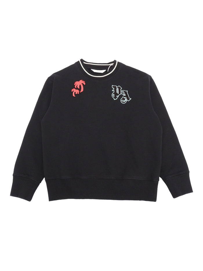 PALMS CURVED LOGO REG. CREW BLACK BUTTER Sweatshirt