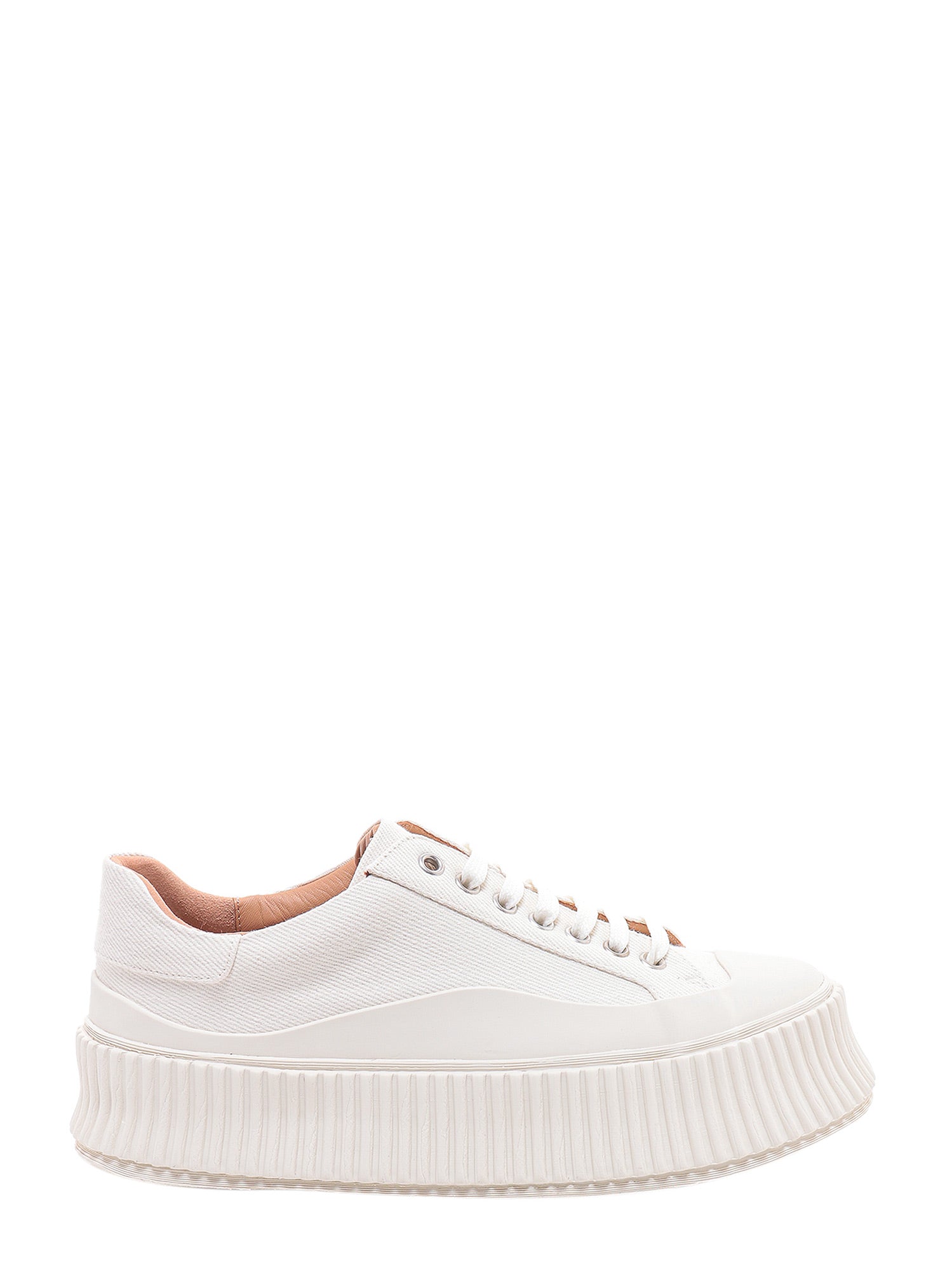 Jil Sander Sneakers White Canvas