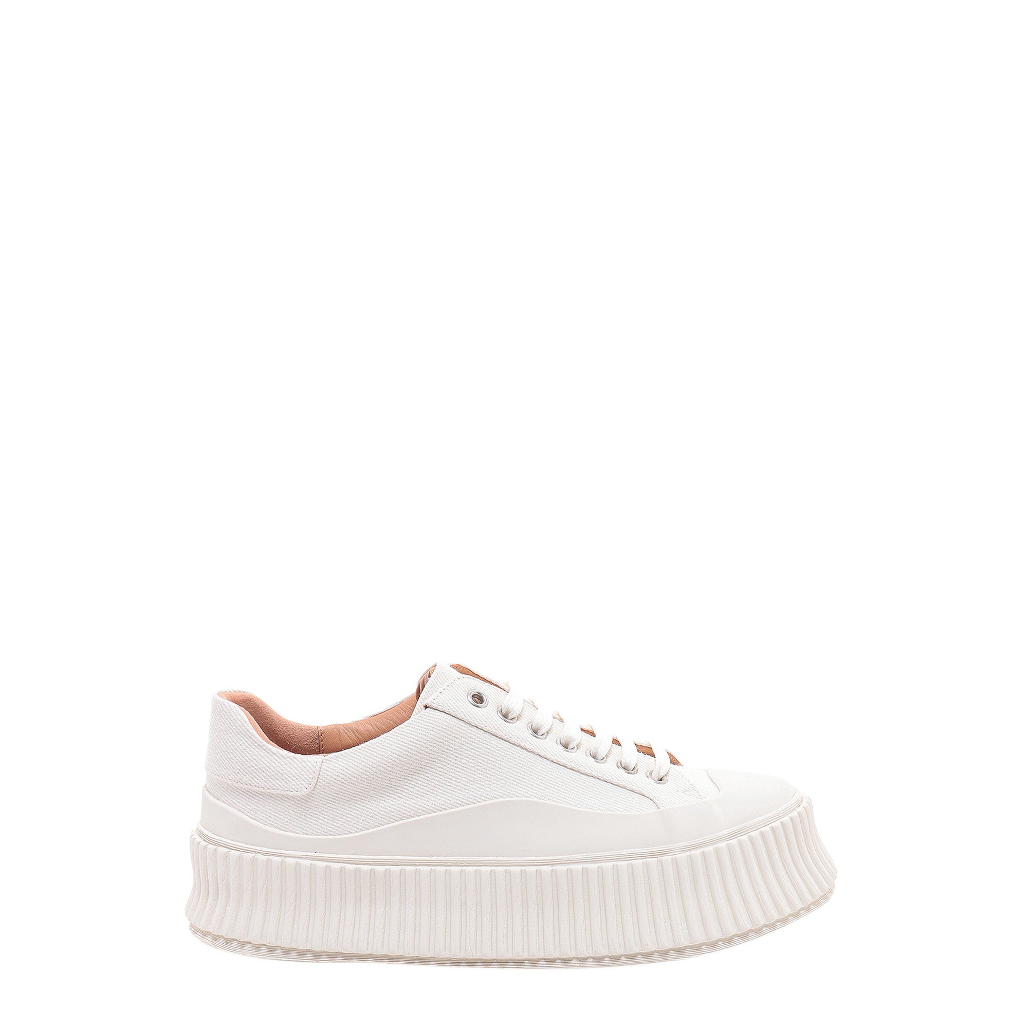 Jil Sander Sneakers White Canvas