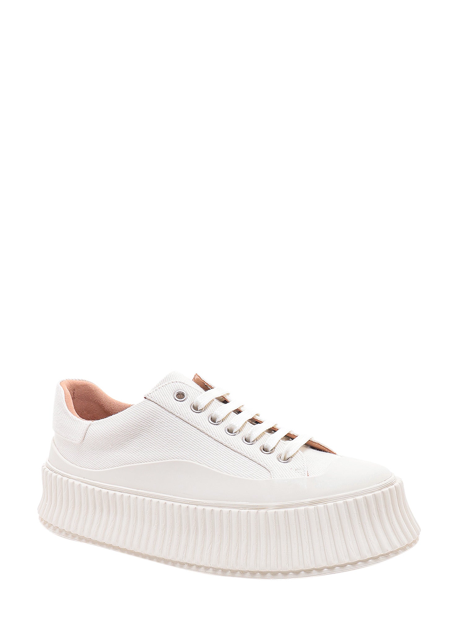 Jil Sander Sneakers White Canvas
