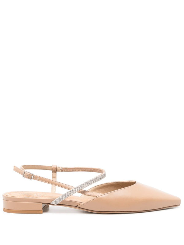 Peserico Outer: Calf Leather 100%; Lining: Calf Leather 100%; Sole: Calf Leather 100% flat in beige