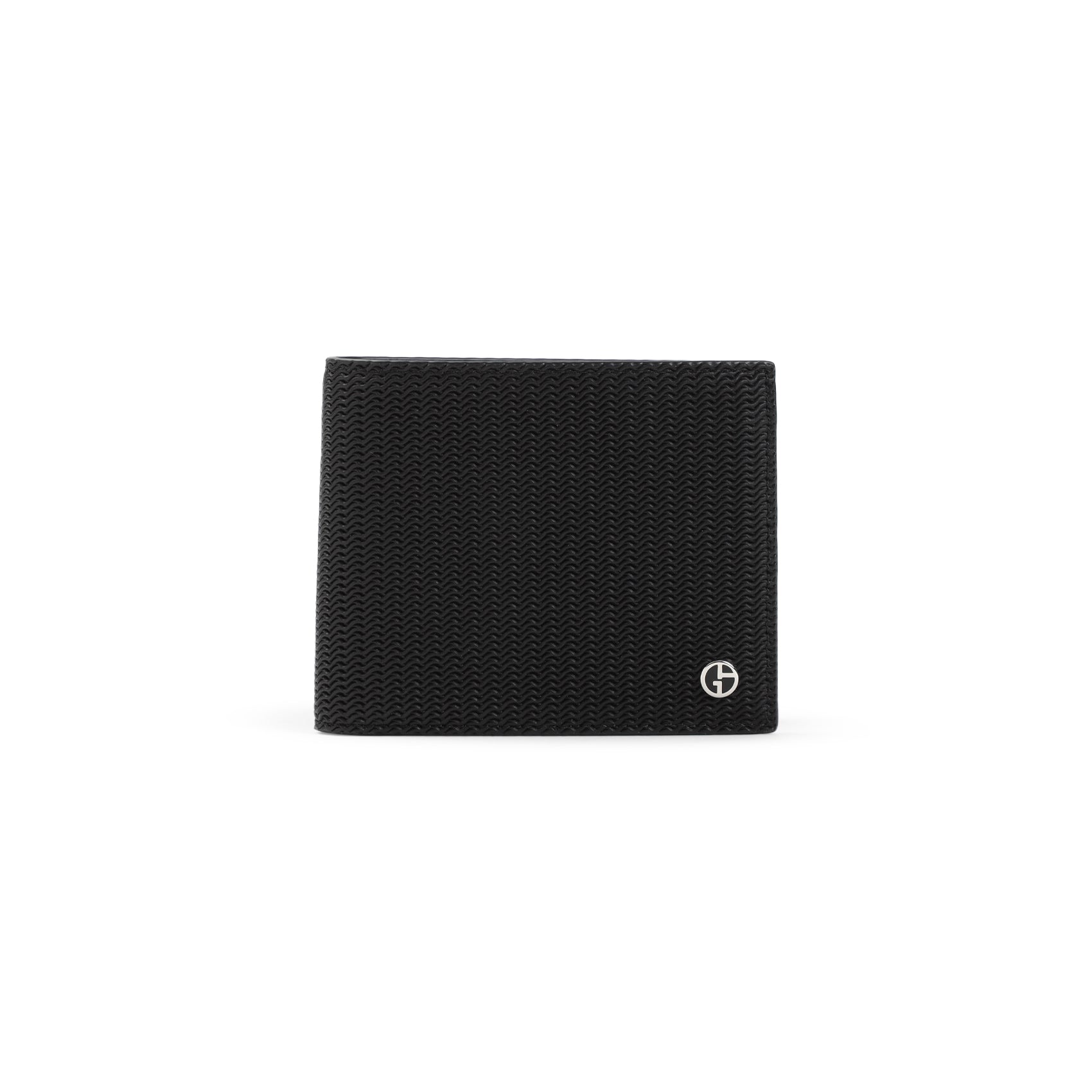 Wallet Black Calf Leather Smallleathergoods