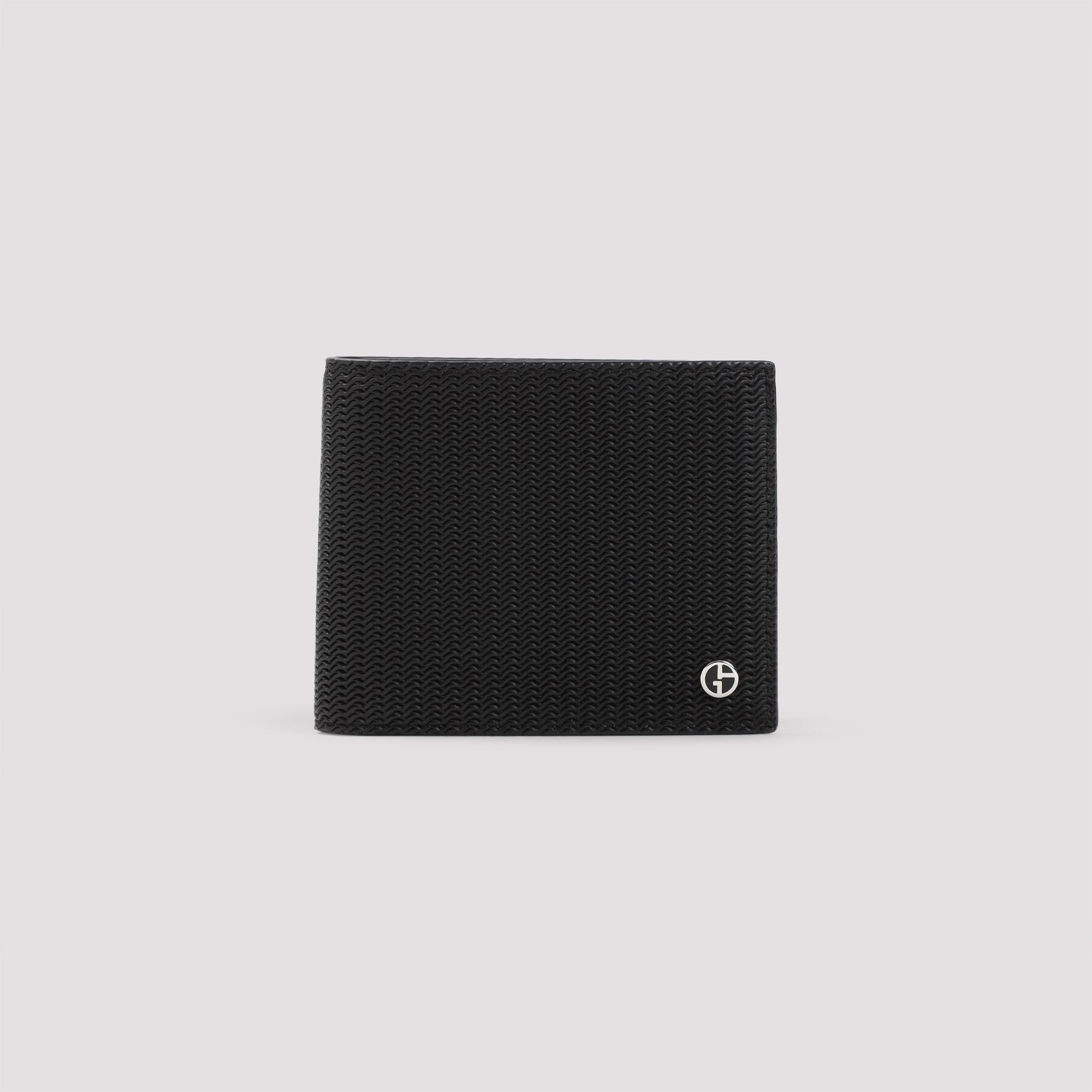 Wallet Black Calf Leather Smallleathergoods