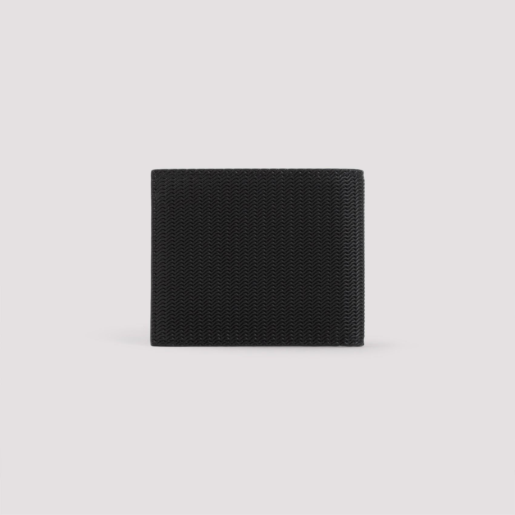 Wallet Black Calf Leather Smallleathergoods