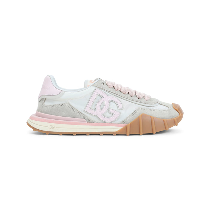 Low-top Sneakers Nude & Neutrals Polyamide Calf Leather Shoe