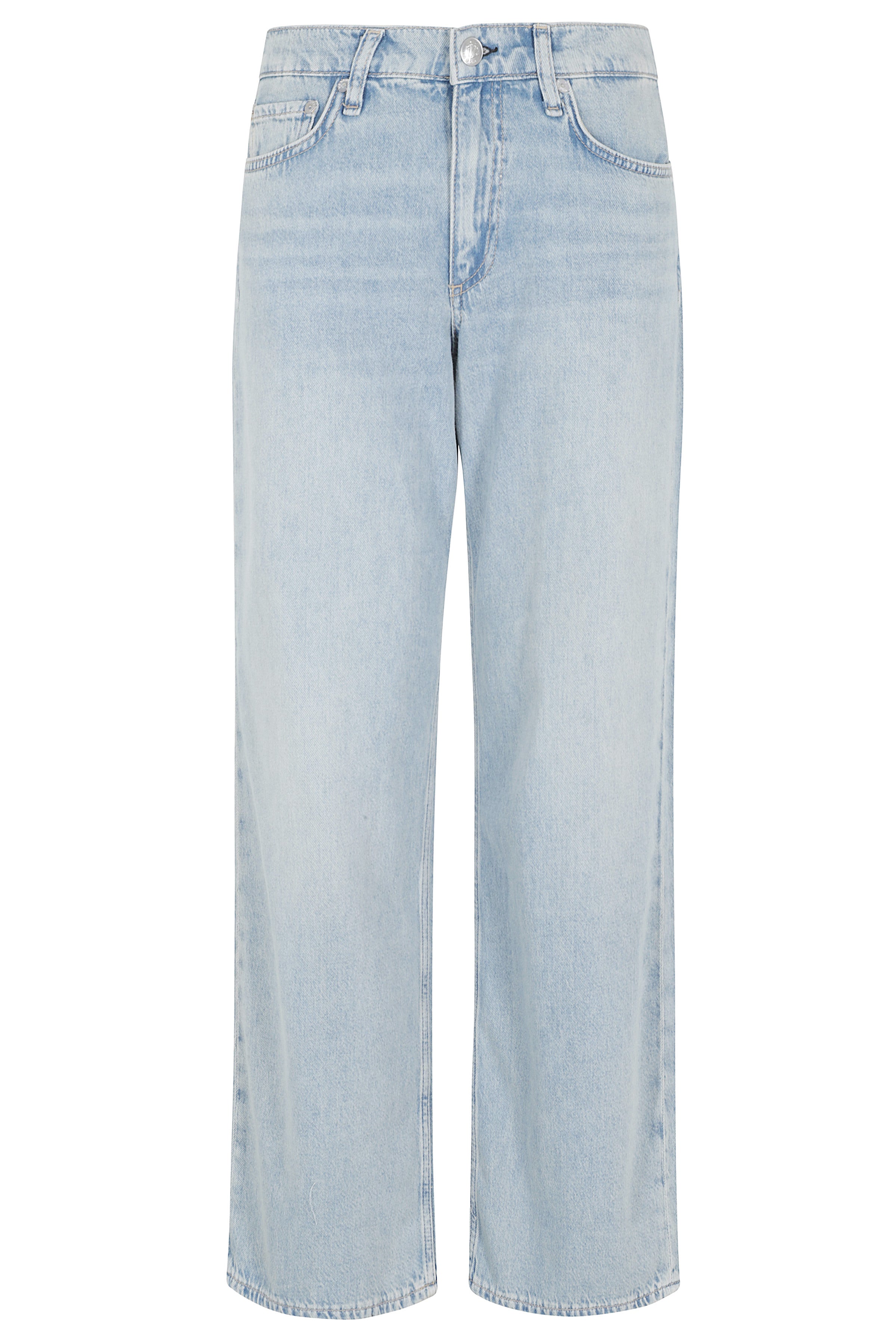 Ftwt Saige Ankle Straight Blue Cotone Lyocell Jean