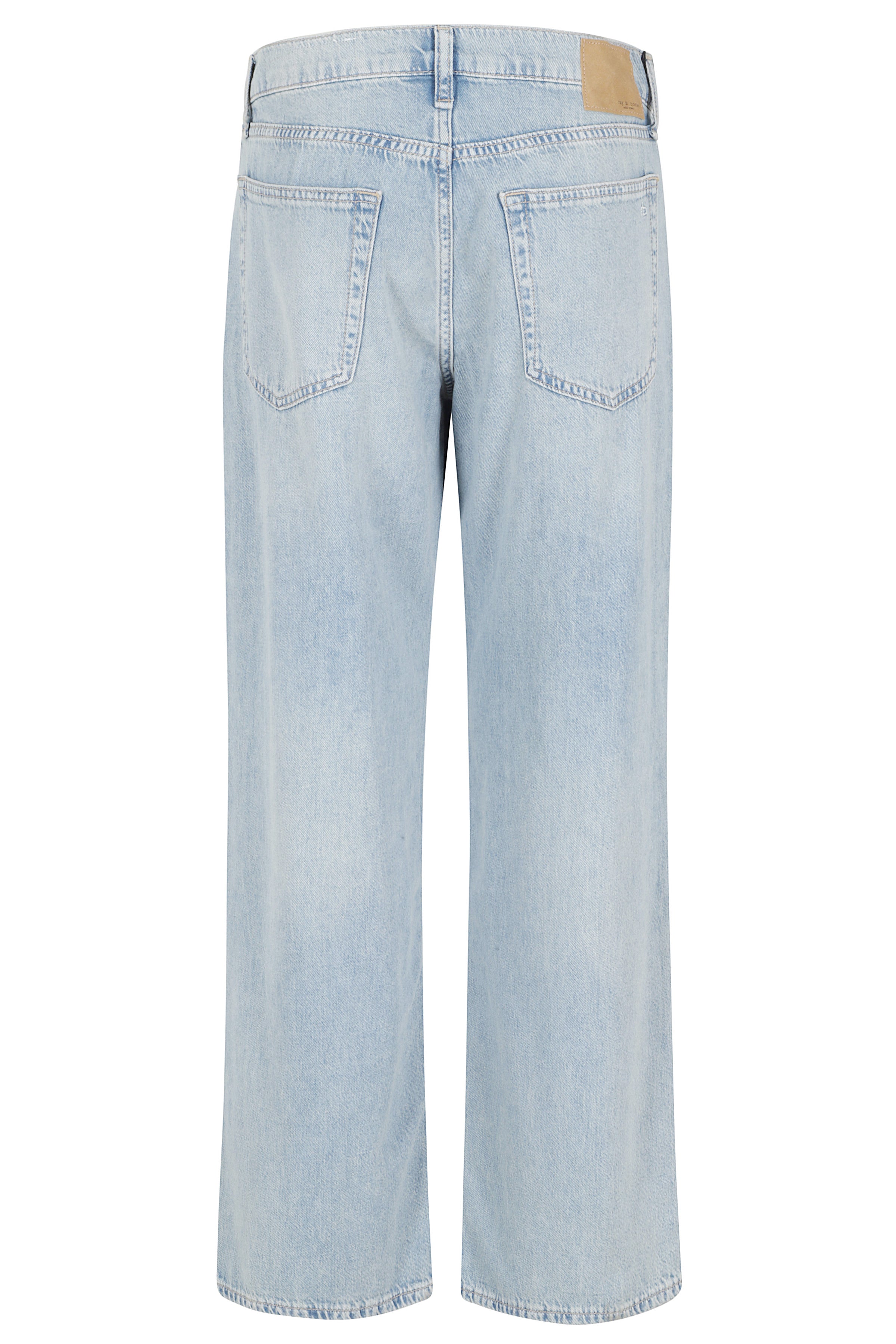 Ftwt Saige Ankle Straight Blue Cotone Lyocell Jean