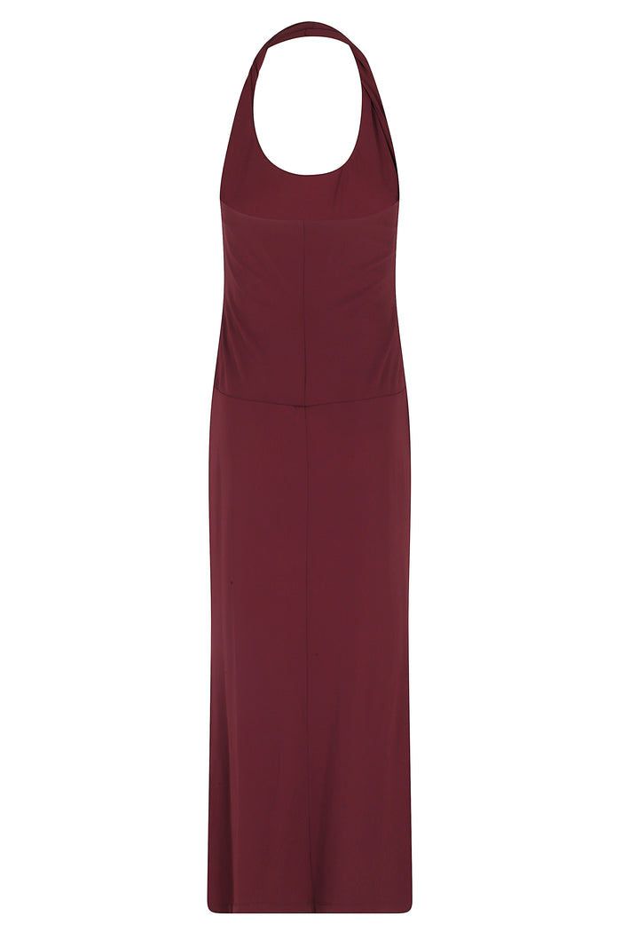 Abito Tagliato Red Acetato Poliammide