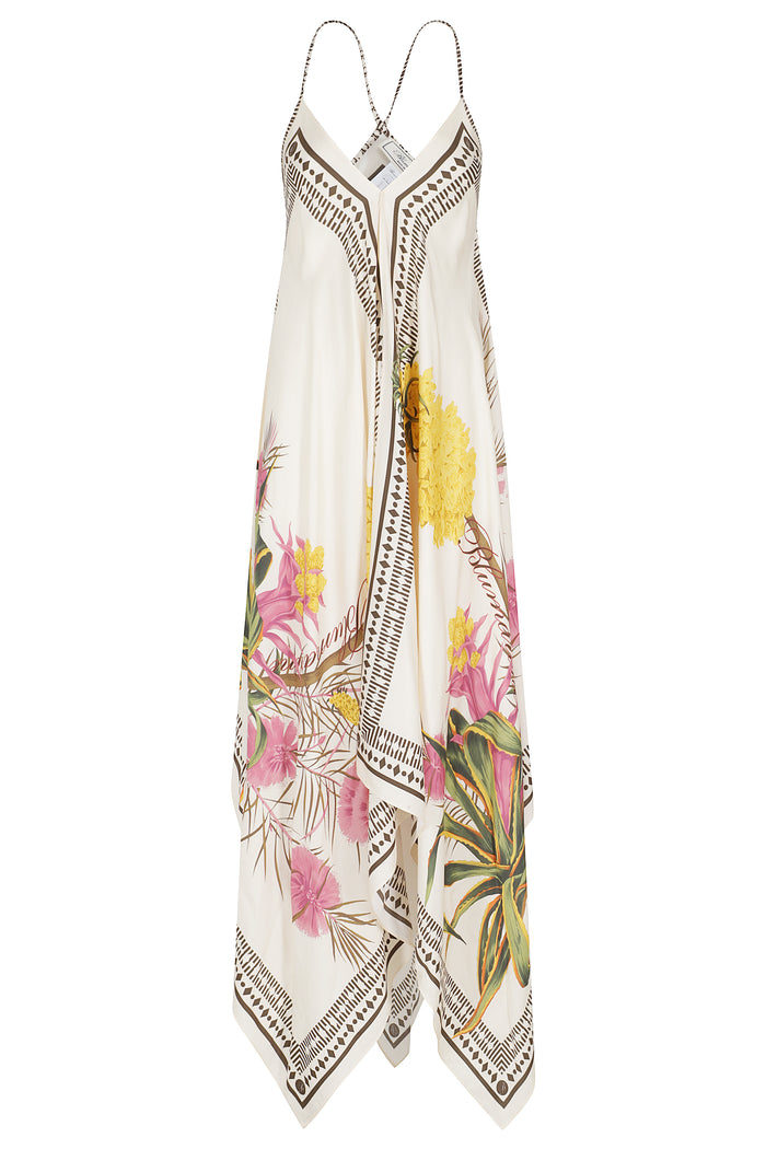 Print Twill Dress Nude & Neutrals Abito