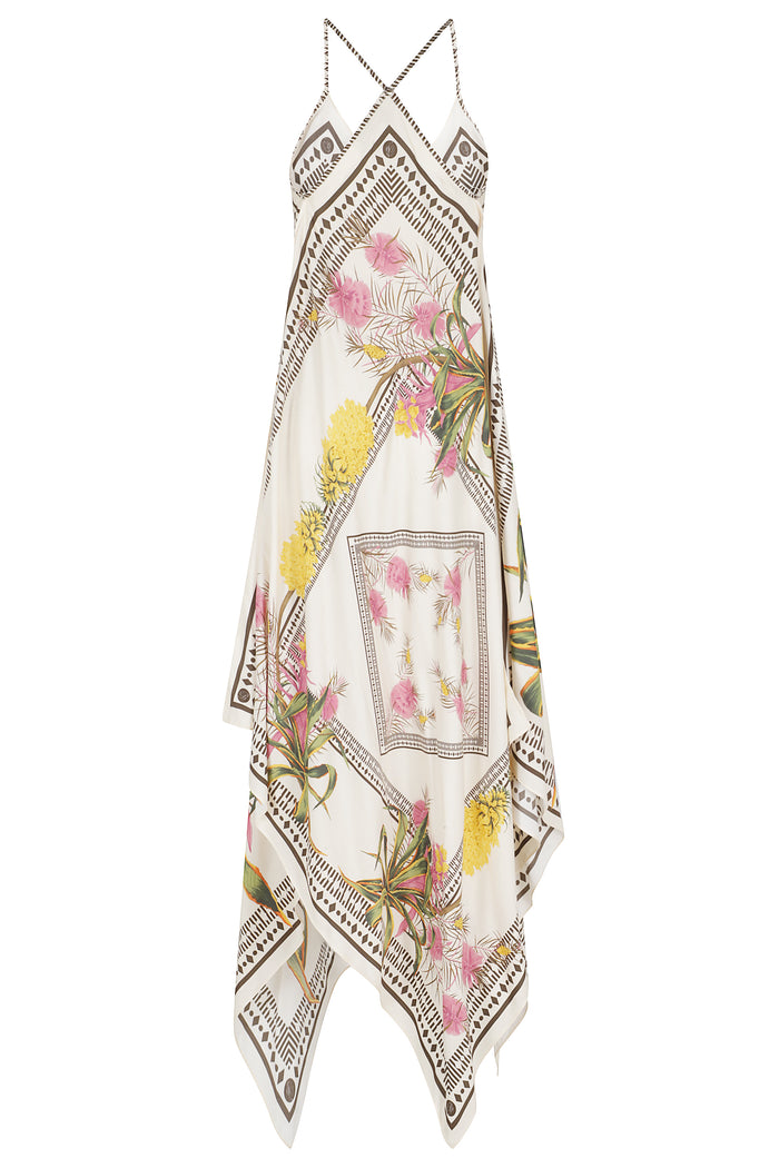 Print Twill Dress Nude & Neutrals Abito