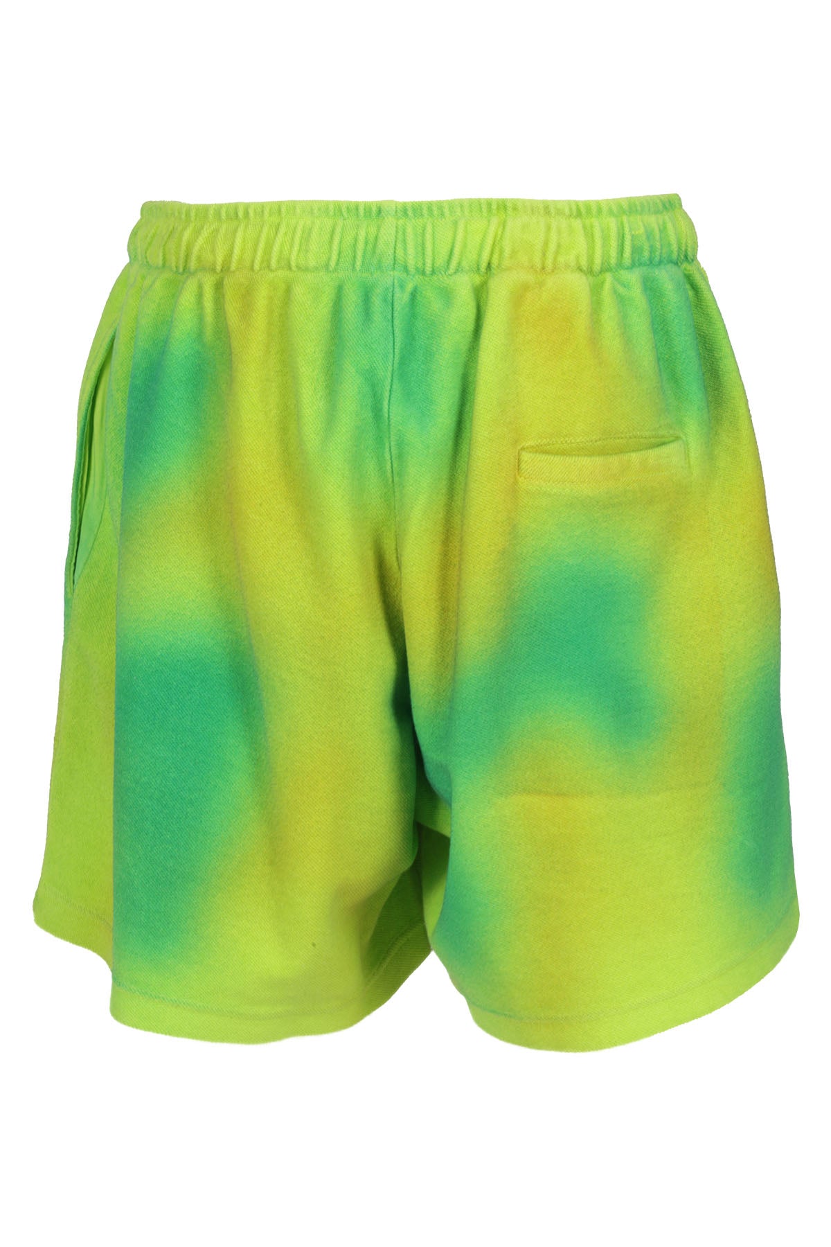 Spray Dyed Basket Fit Short Multicolour Cotone