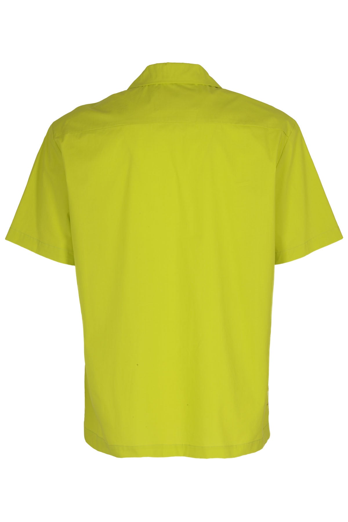 Shirt Green Cotone Camicia