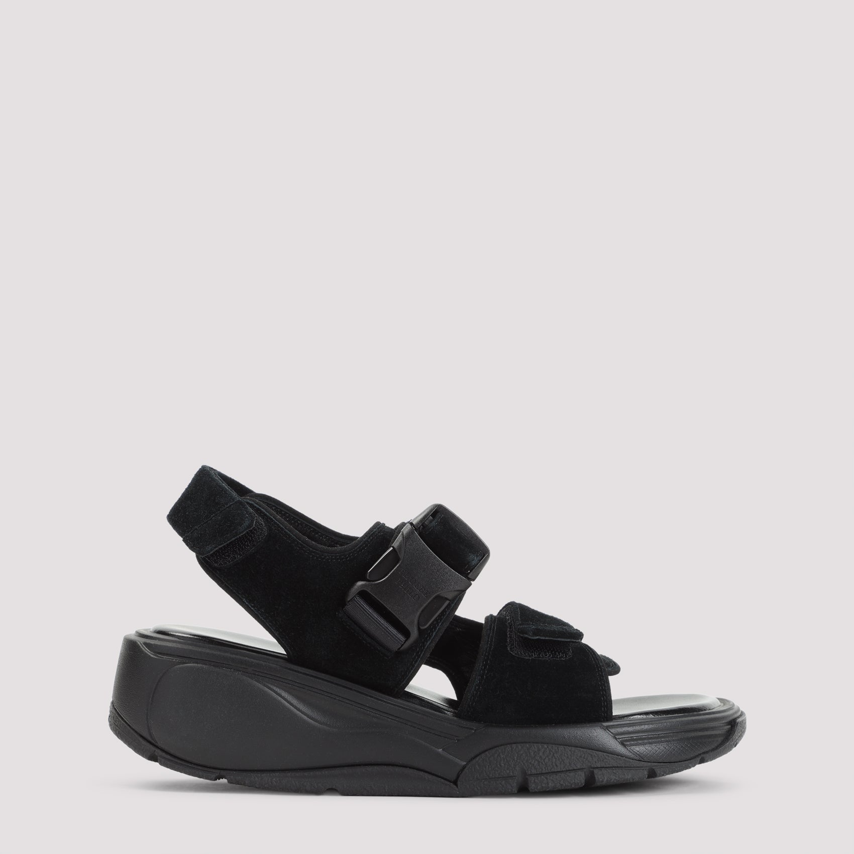 Pace Runner Sneakers Black Suede Leather Rubber Shoe