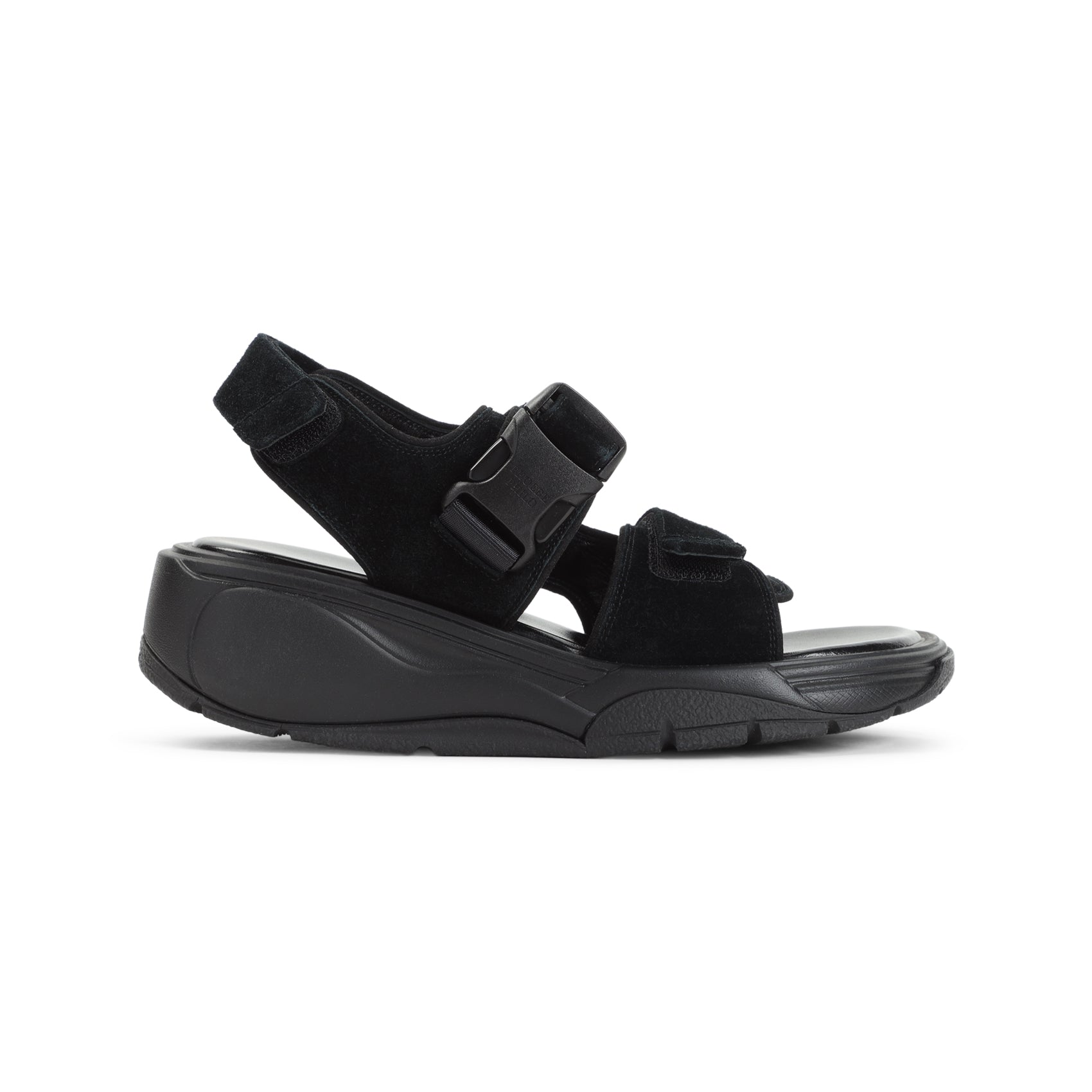 Pace Runner Sneakers Black Suede Leather Rubber Shoe