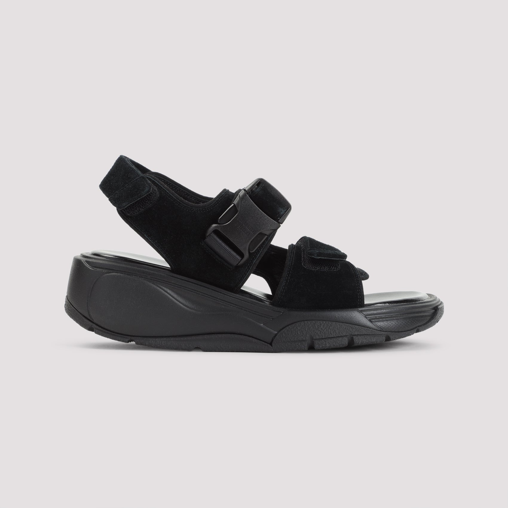 Pace Runner Sneakers Black Suede Leather Rubber Shoe