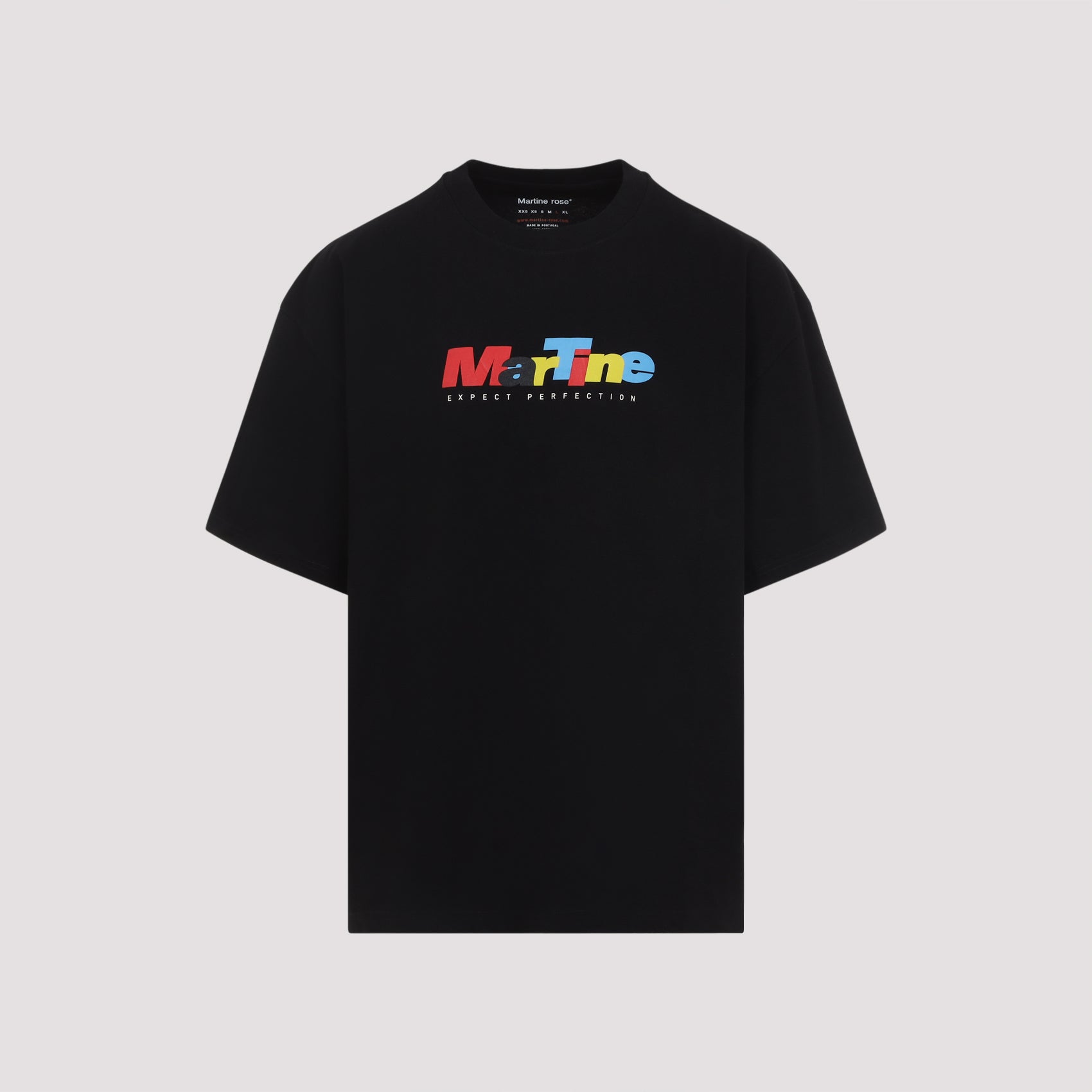 Short Sleeves Oversized T-shirt Black Cotton Tshirt