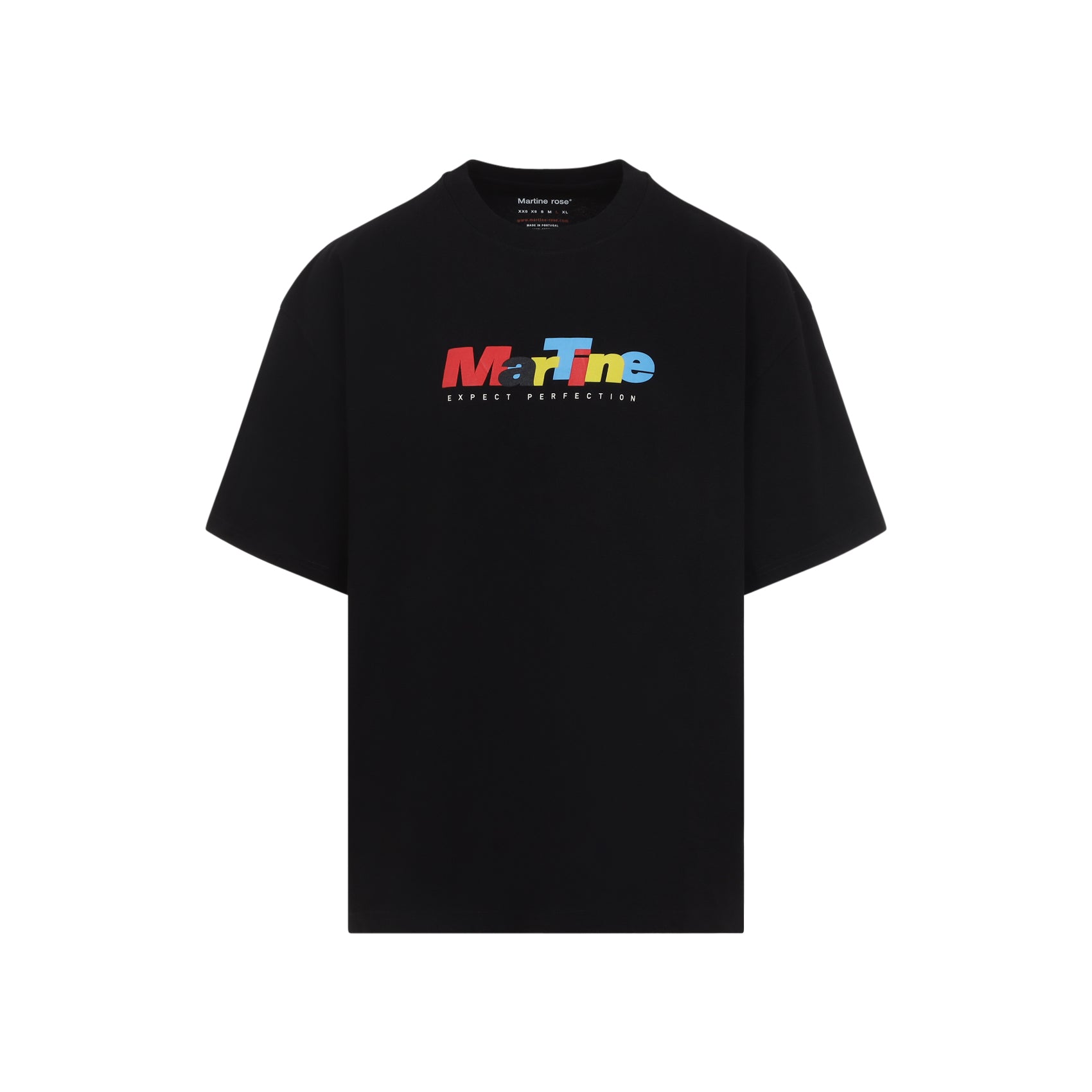 Short Sleeves Oversized T-shirt Black Cotton Tshirt
