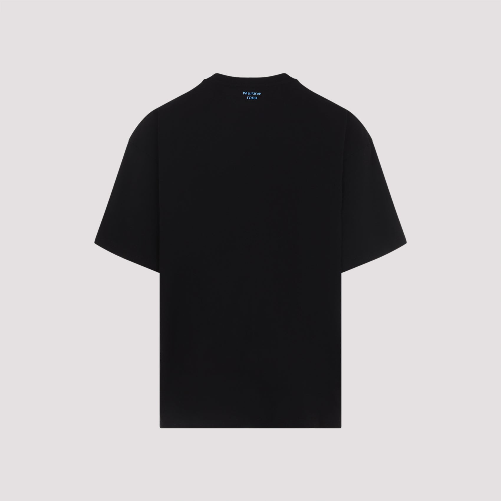 Short Sleeves Oversized T-shirt Black Cotton Tshirt