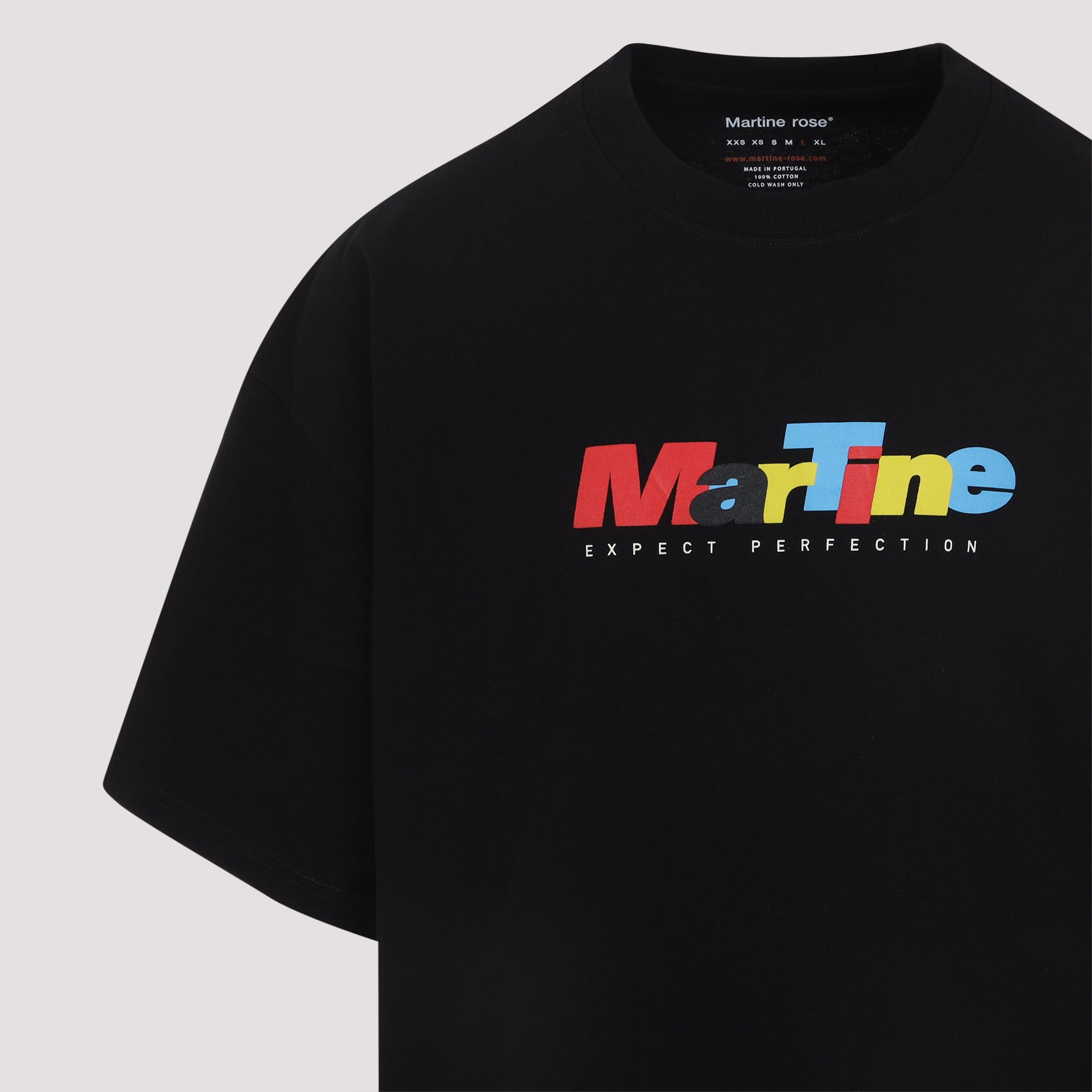Short Sleeves Oversized T-shirt Black Cotton Tshirt