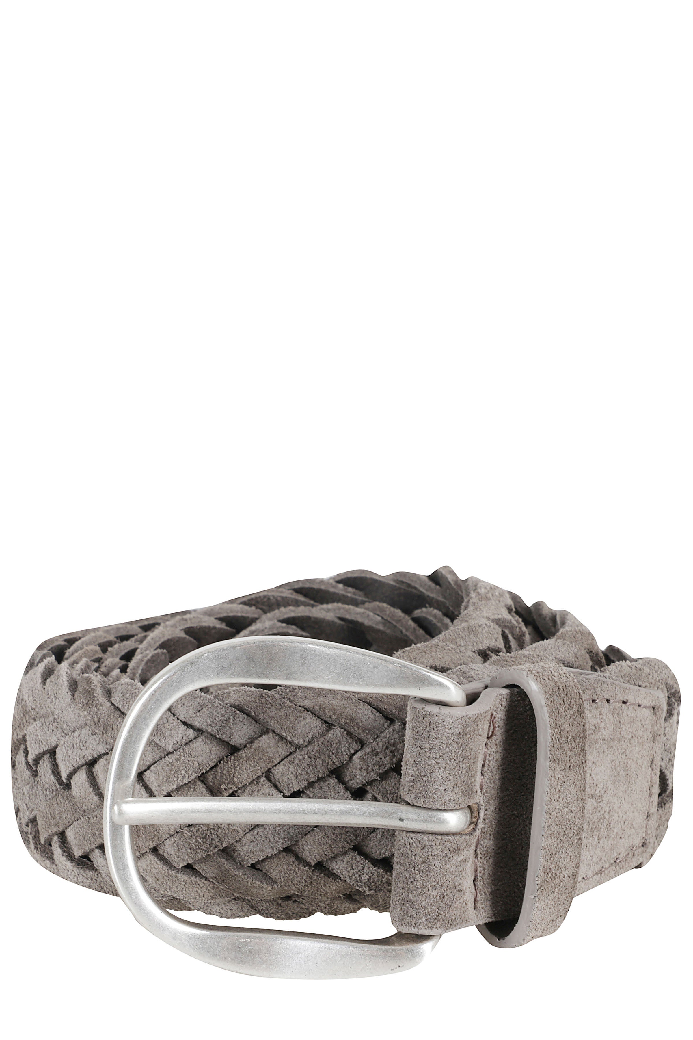 Cintura Intrecciata Brown Pelle
