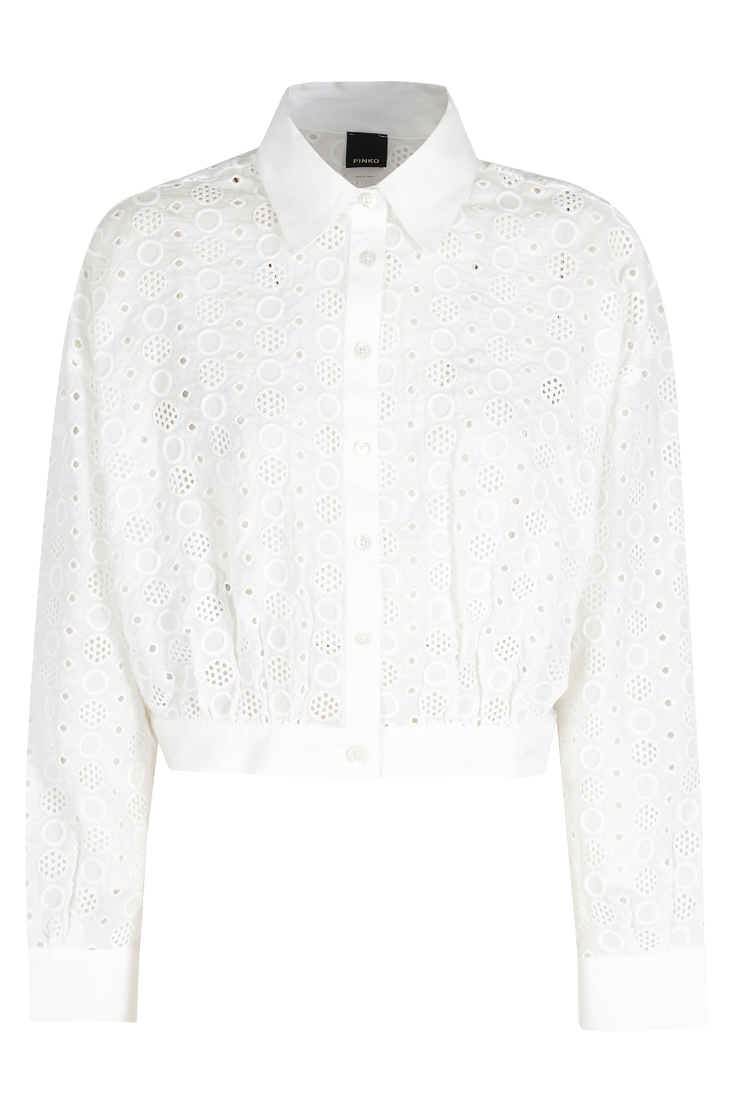 Charita Camicia White Cotone