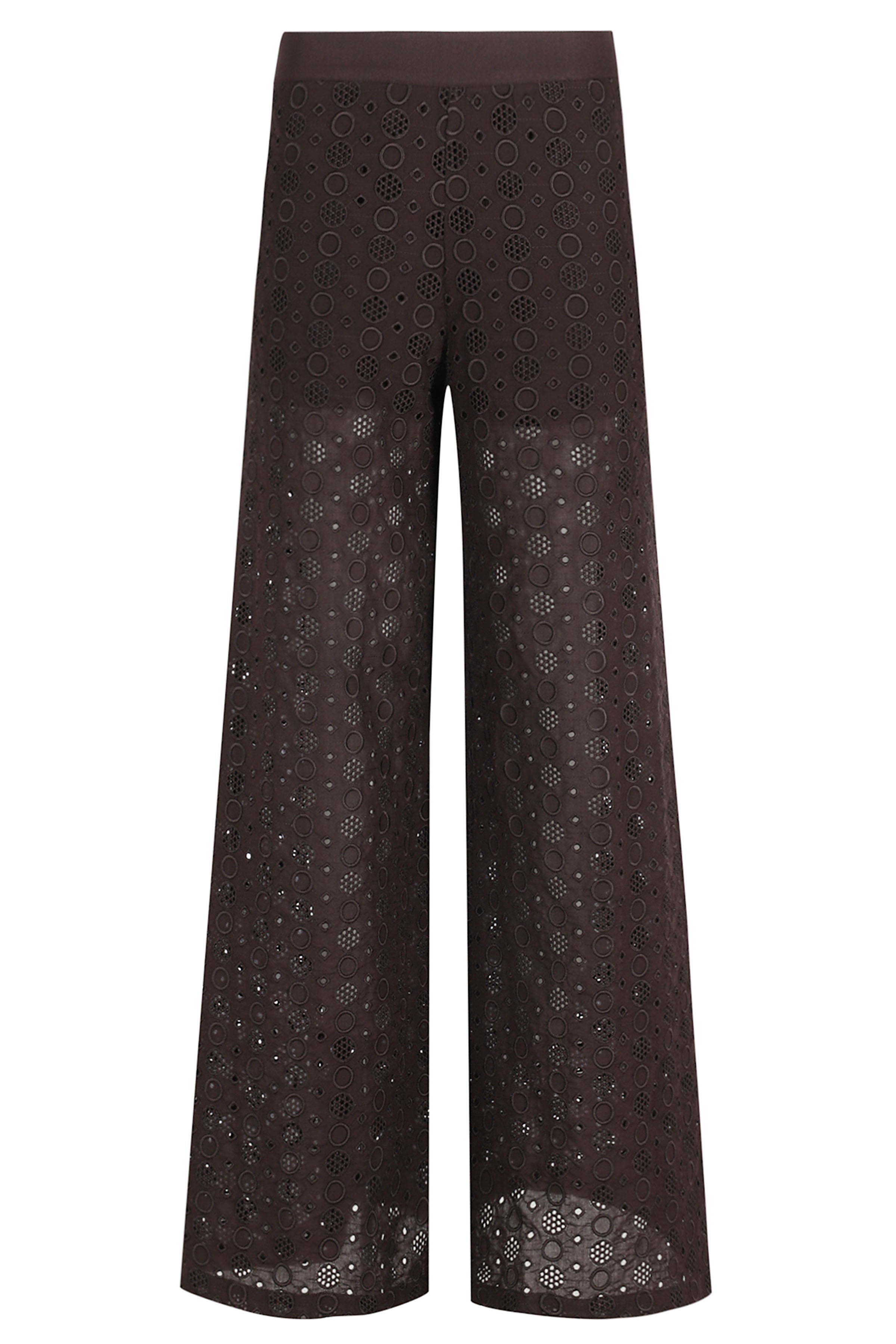 Kimmy Pantalone Brown Cotone Pantaloni
